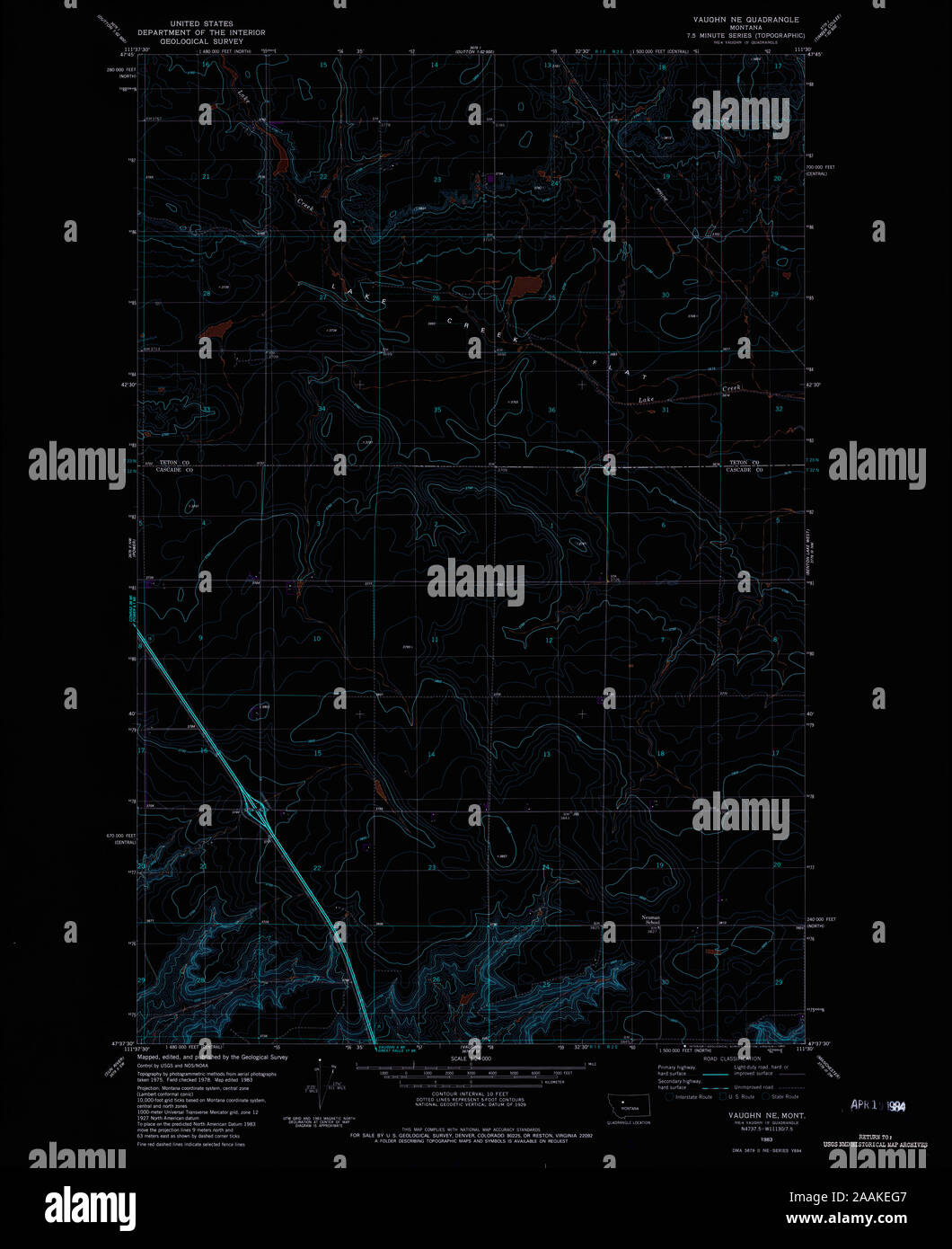 Vaughn map hires stock photography and images Alamy