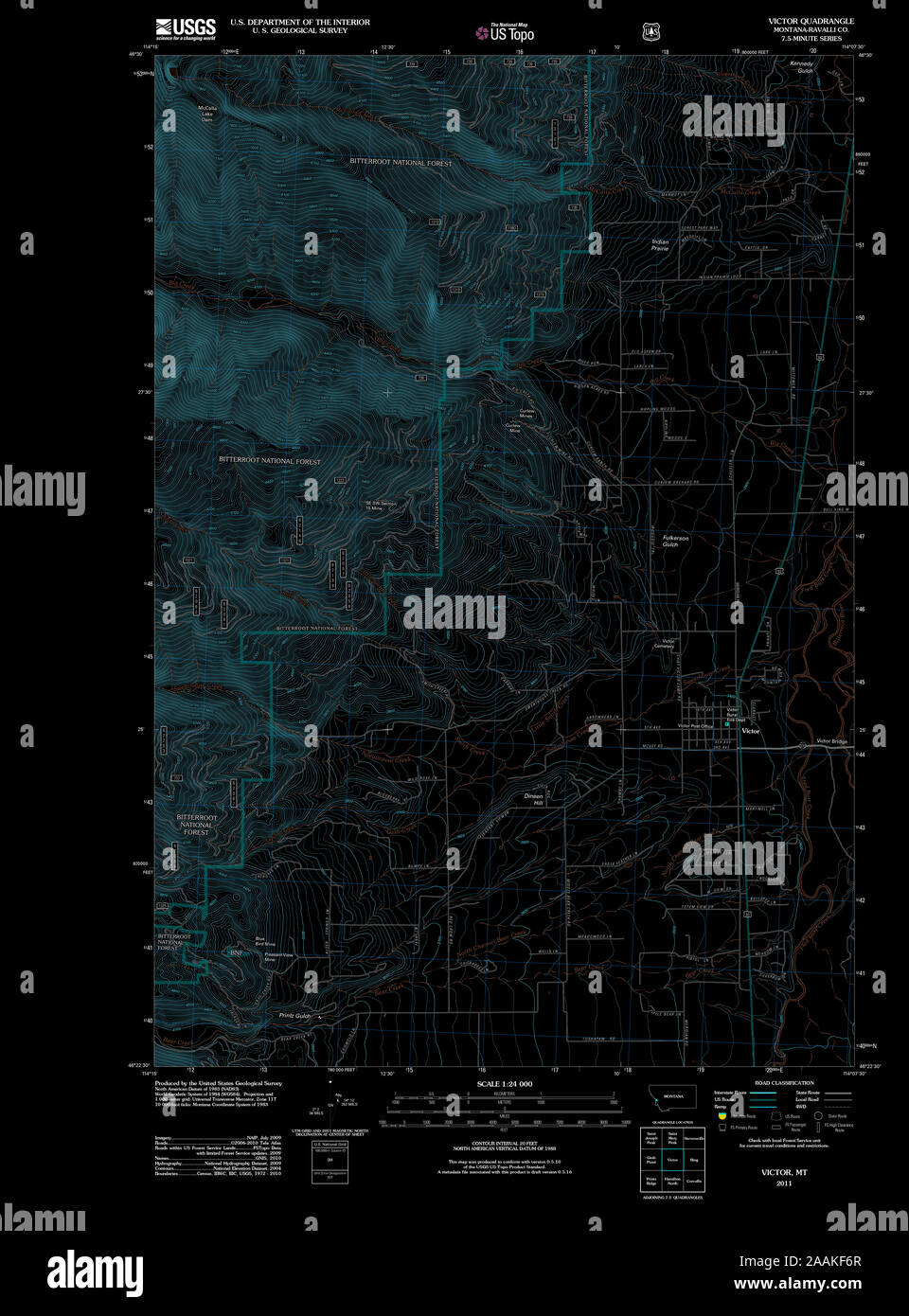 Map of victor montana hires stock photography and images Alamy