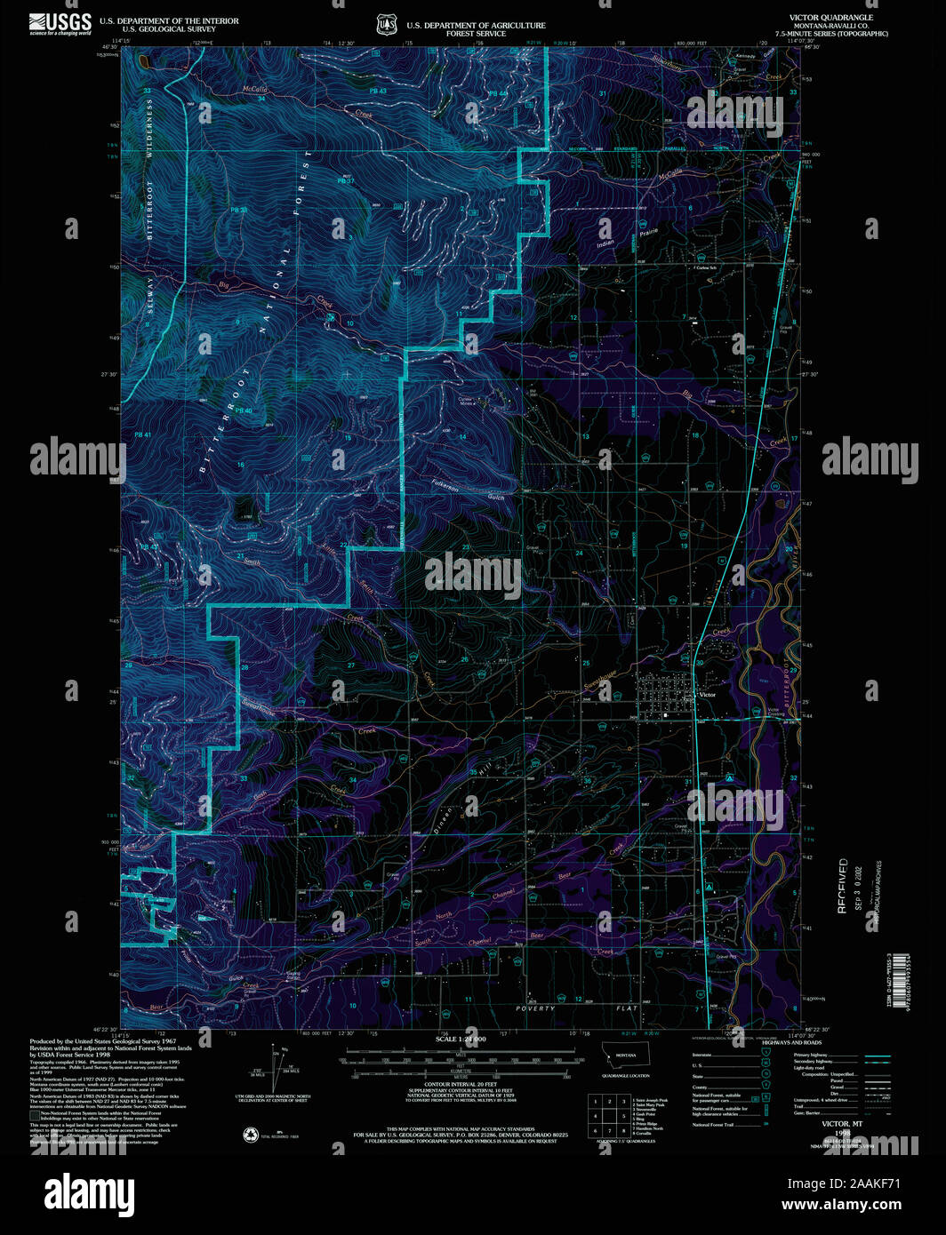 Map of victor montana hires stock photography and images Alamy