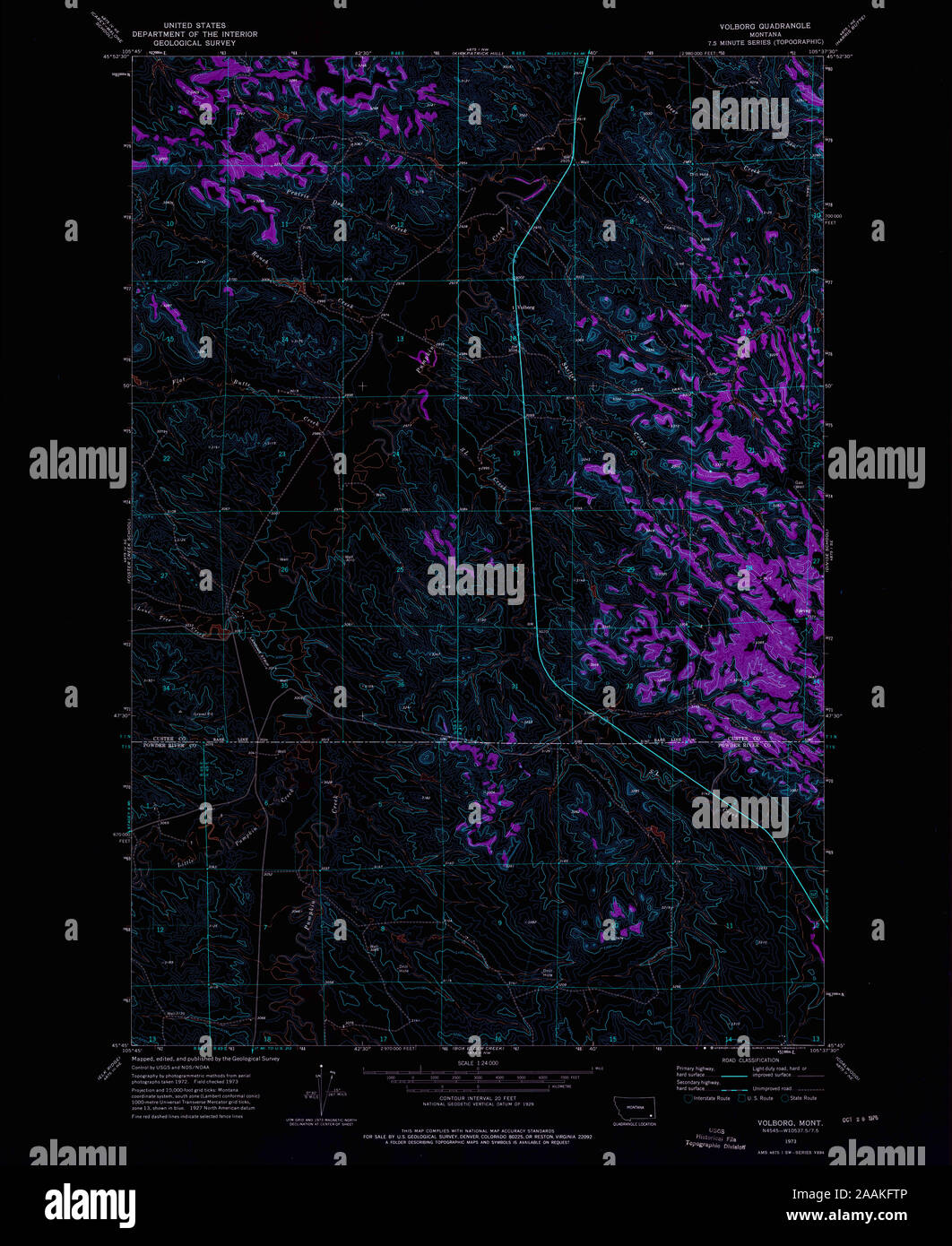Map of montana hires stock photography and images Alamy
