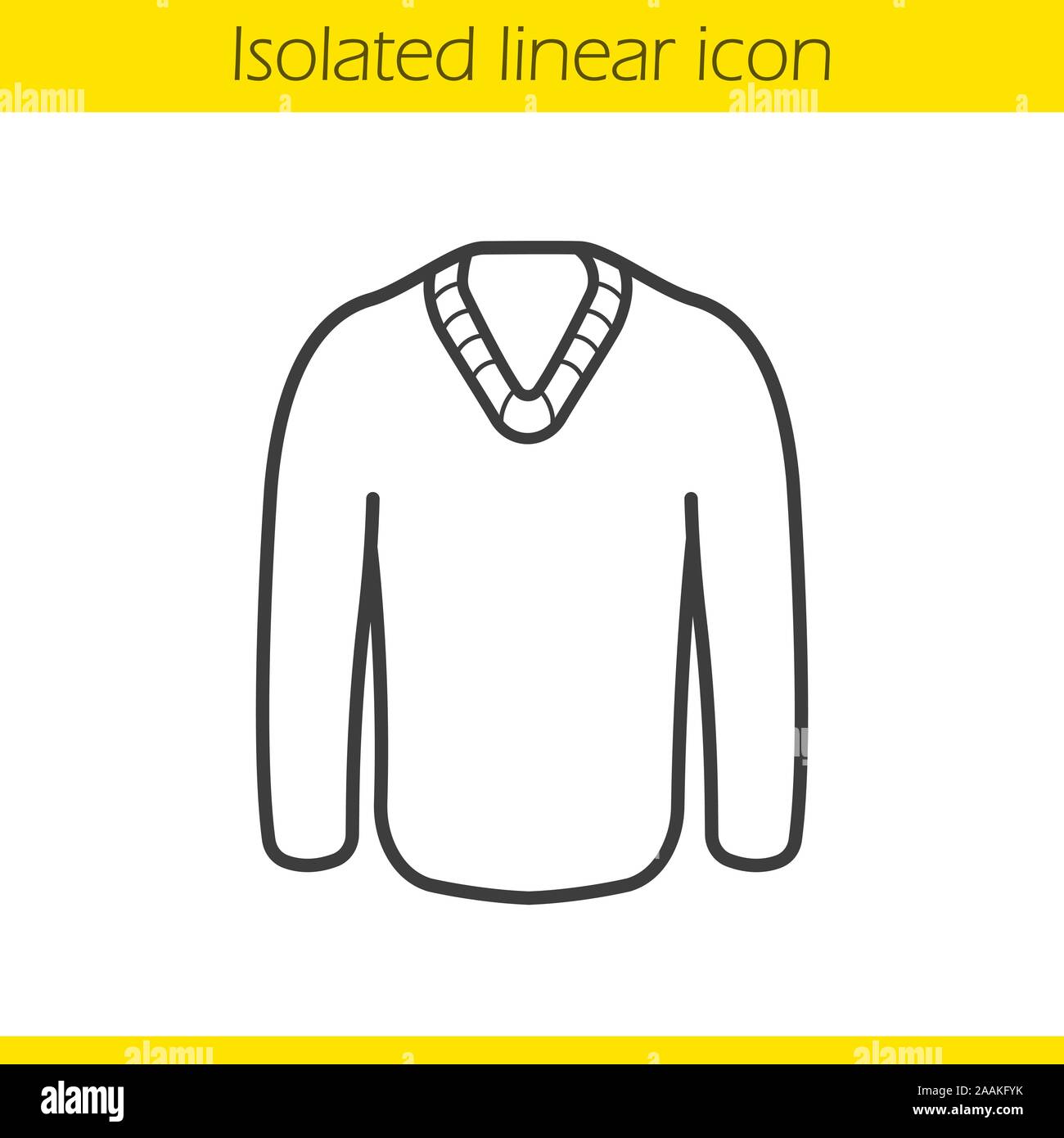 Line outlet art sweater