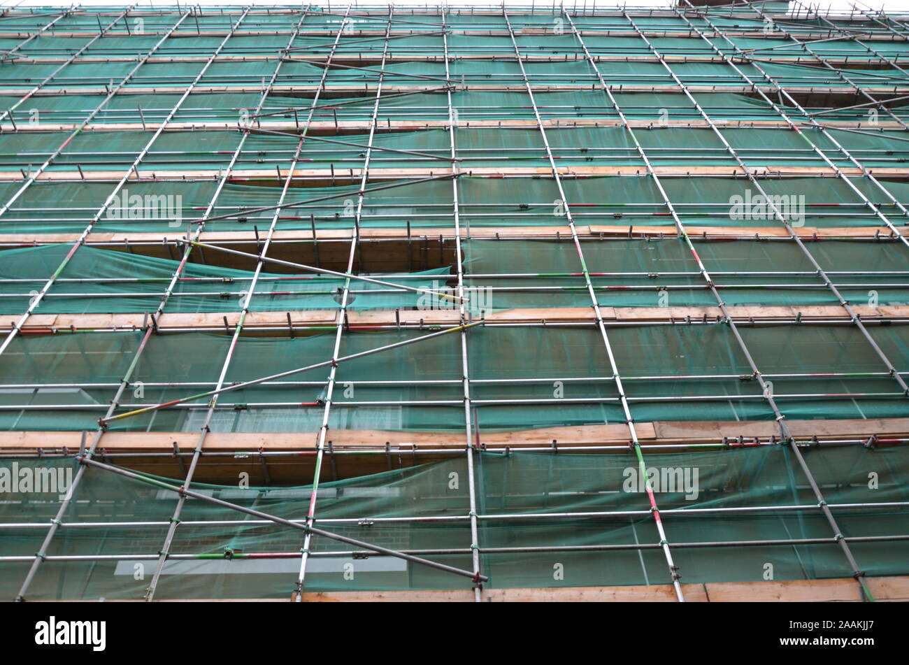 construction site scaffolding Stock Photo Alamy