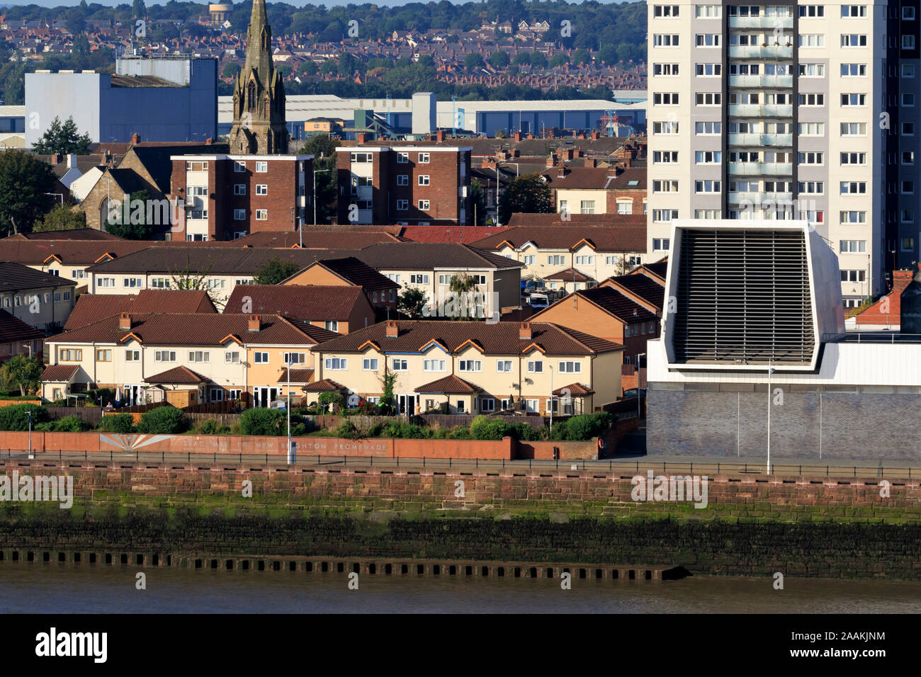 Kingsway Mersey tunnel ventilation tower, Birkenhead, Liverpool
