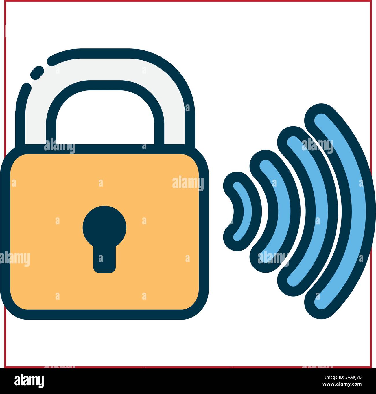 Isolated padlock vector design Stock Vector Image & Art - Alamy