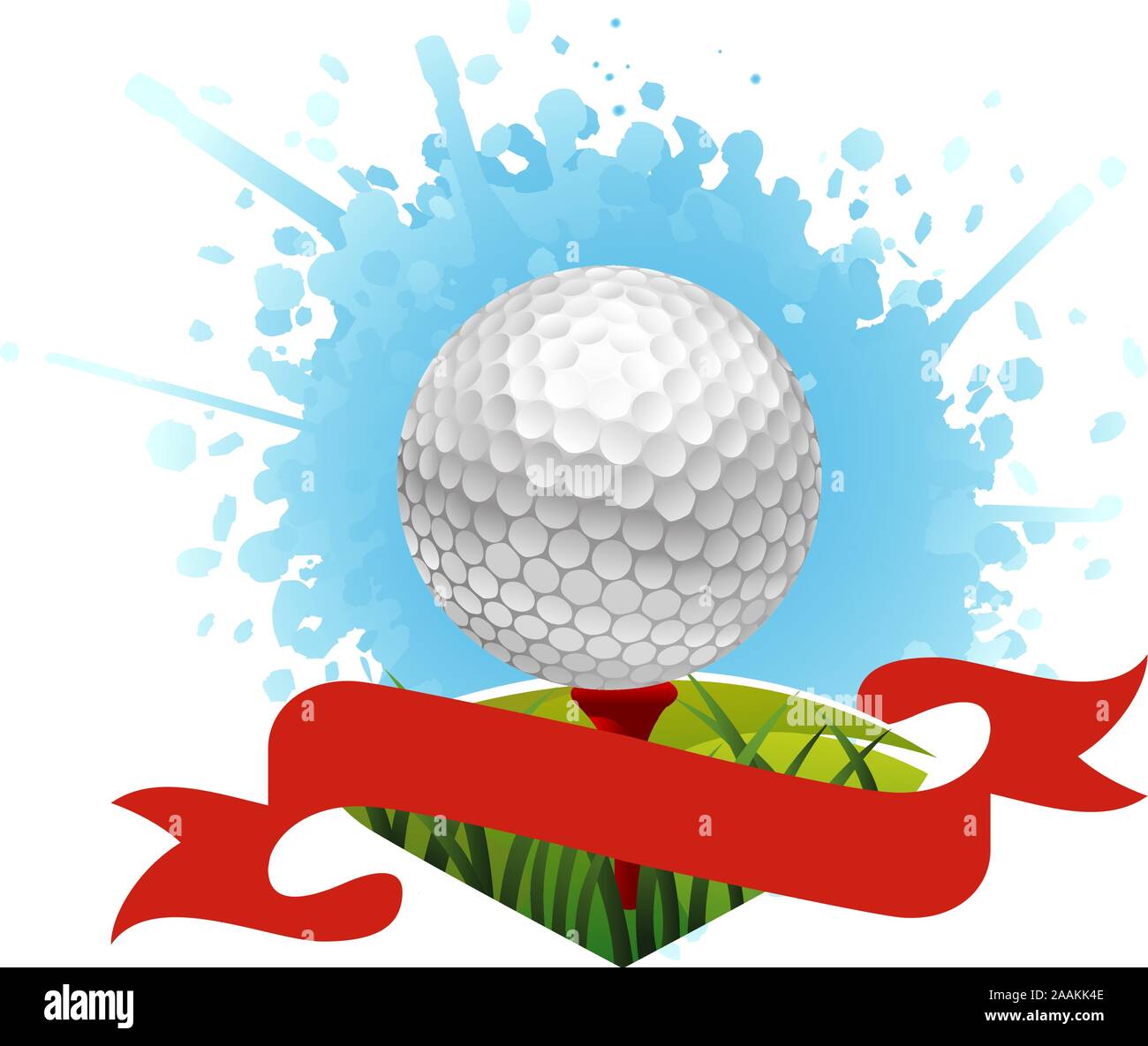 Color image cartoon golf flag hi-res stock photography and images - Alamy