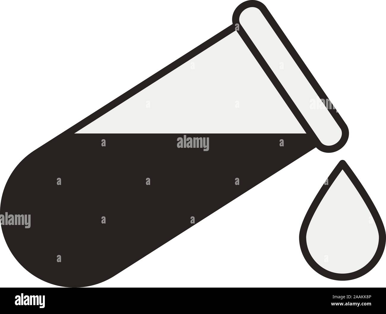 medical tube test laboratory icon Stock Vector Image & Art - Alamy