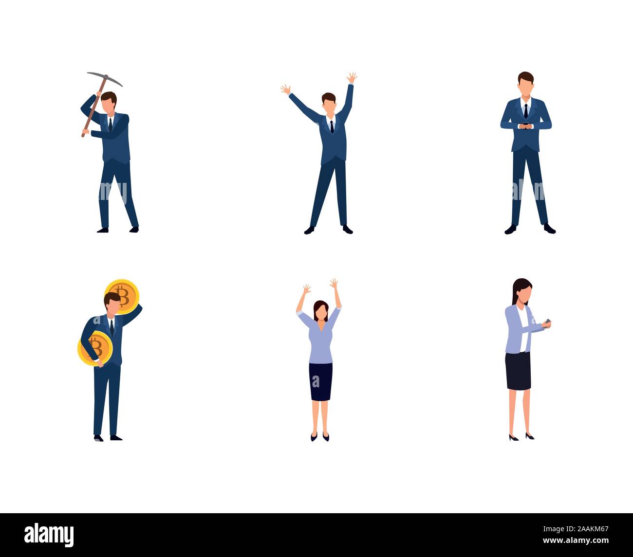 avatar business people icons set Stock Vector Image & Art - Alamy