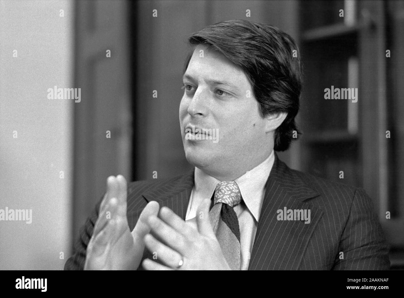 Interview with congressman Black and White Stock Photos & Images - Alamy