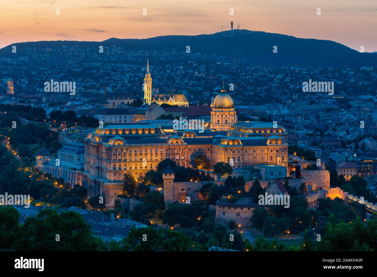 Romantic skyline budapest hungary hi-res stock photography and images ...