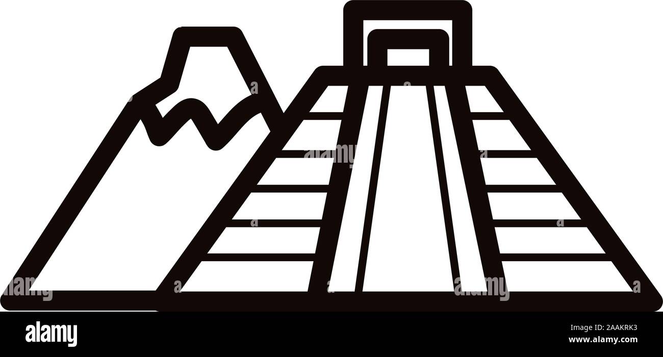 Mexican pyramid clipart hi-res stock photography and images - Alamy