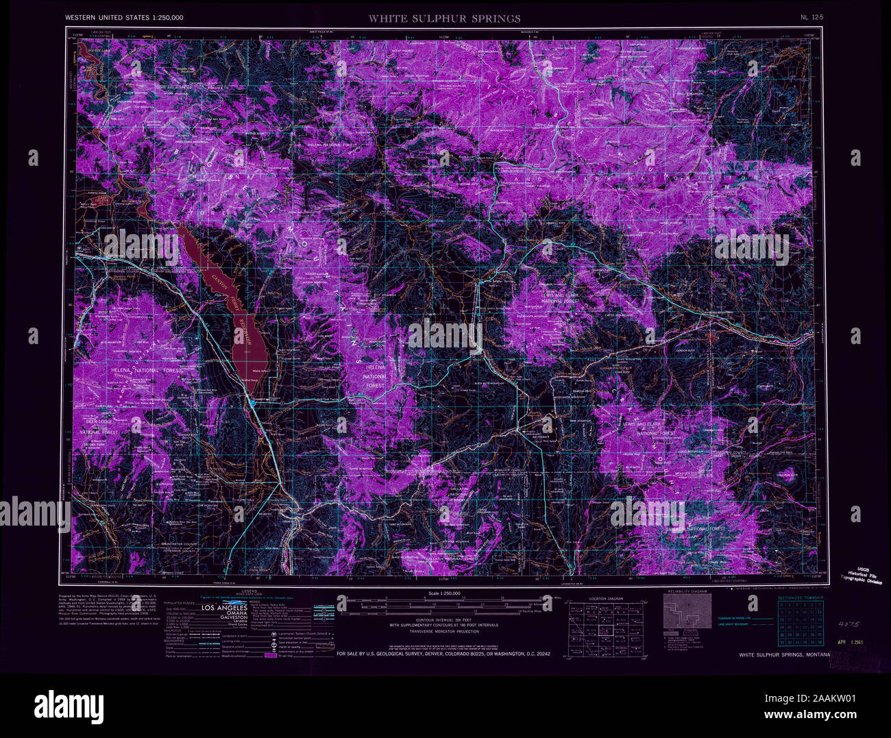 Map of white sulphur springs hires stock photography and images Alamy