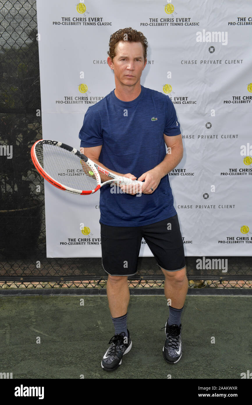 Boca Raton, Florida, USA. 22nd Nov, 2019. Shawn Hatosy playing Tennis