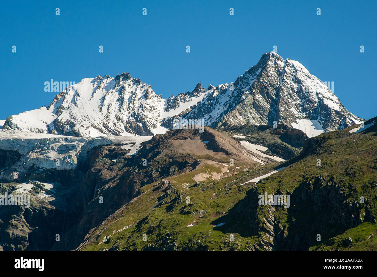 Grossglockner highest peak of Austria Stock Photo