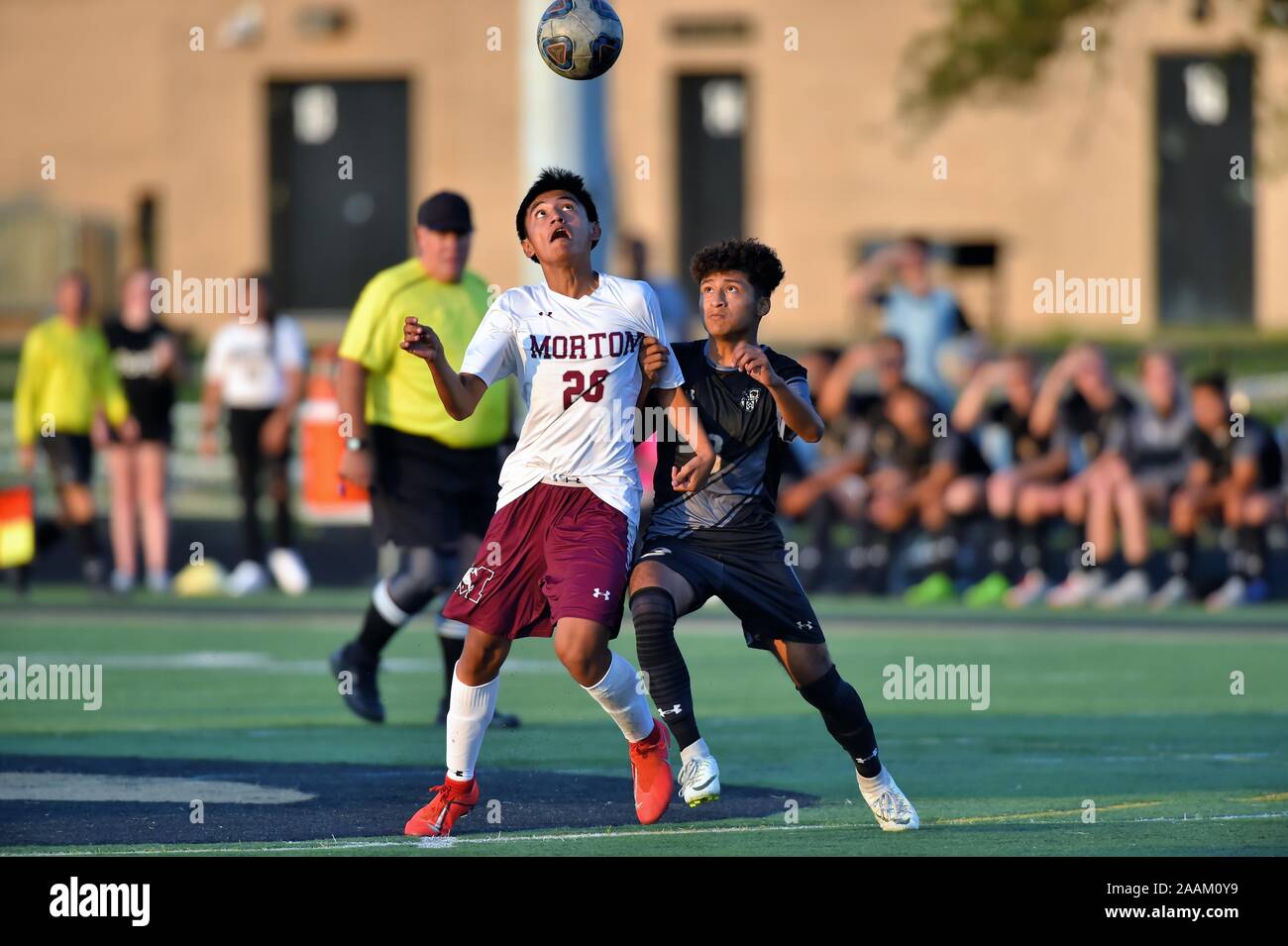School boys playing football hires stock photography and images Alamy