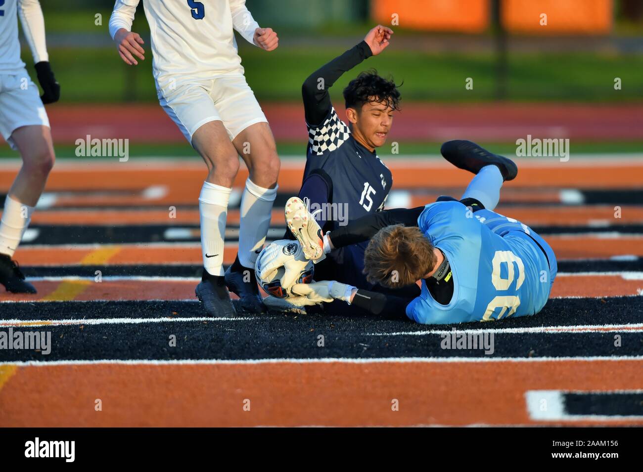 North keeper Bobby Curran Stock Photo