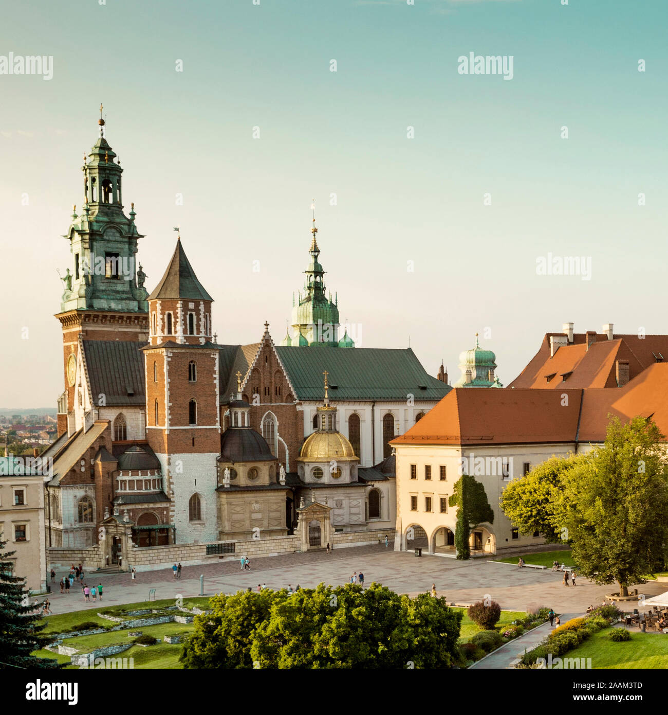 Wawel castle in Krakow, Poland Stock Photo