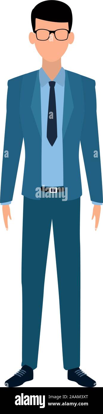 avatar businessman standing icon Stock Vector Image & Art - Alamy