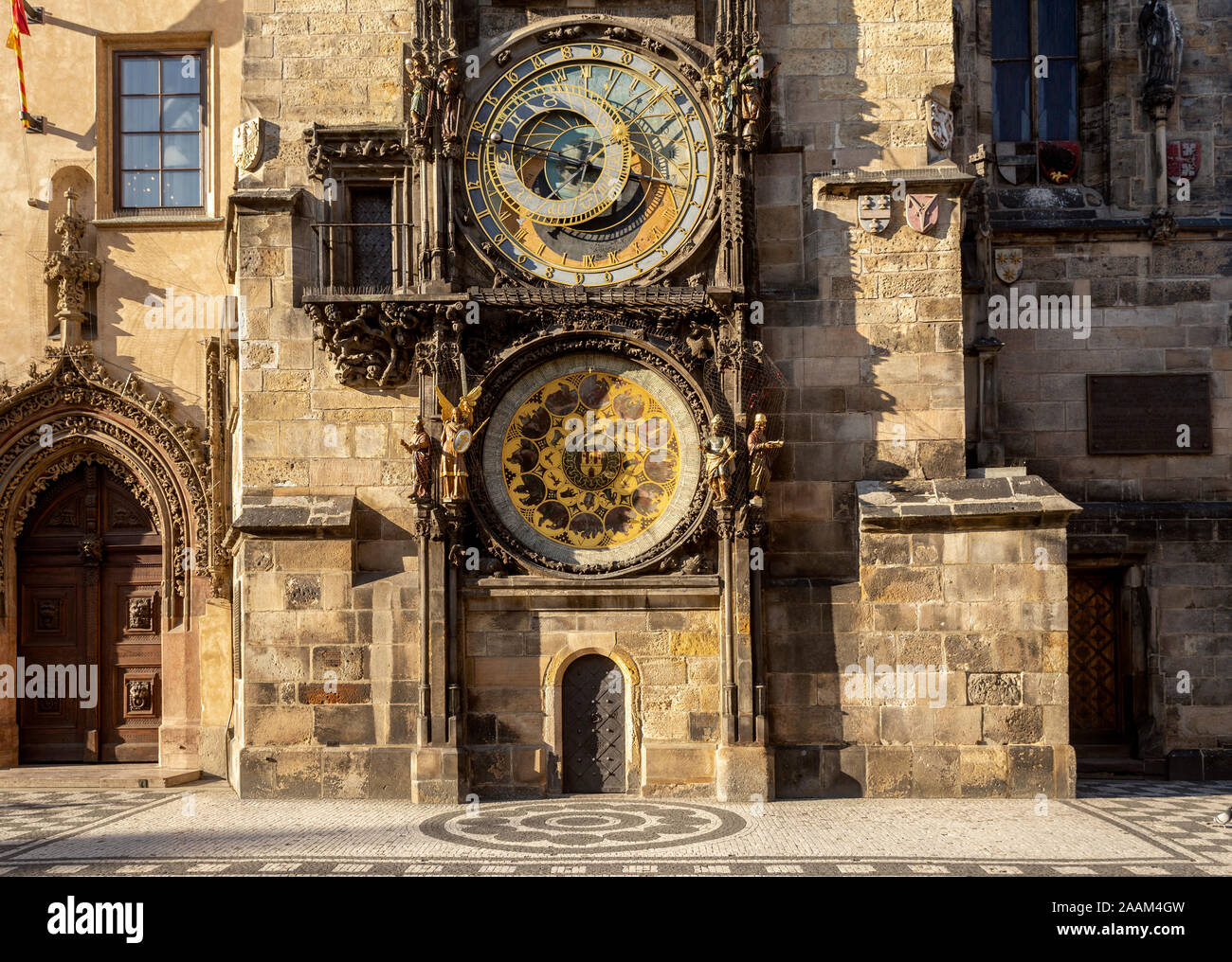 Prague astronomical clock in Czech Republic Stock Photo Alamy