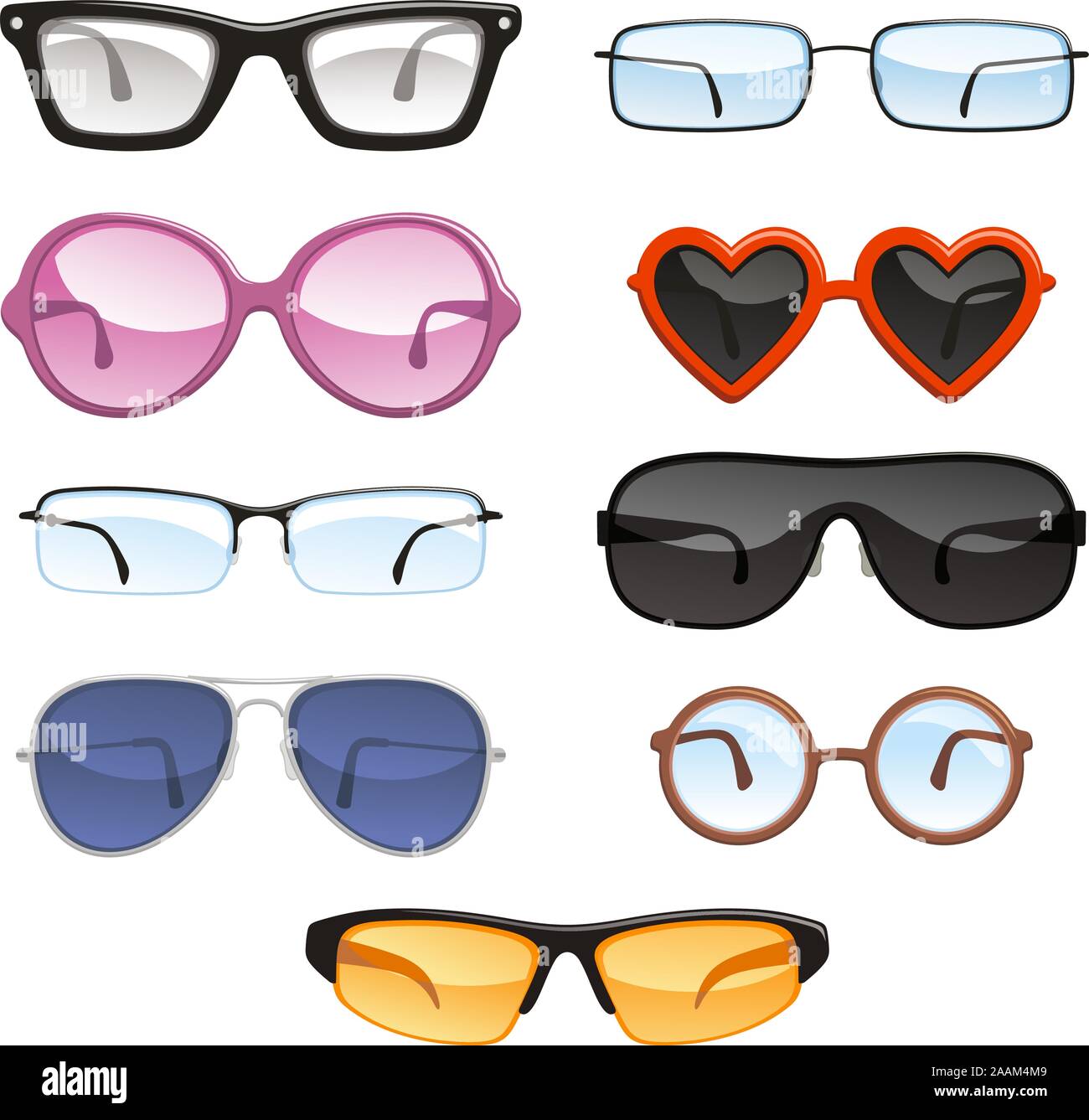 Glasses eyewear eyeglasses, vector illustration Stock Vector Image ...