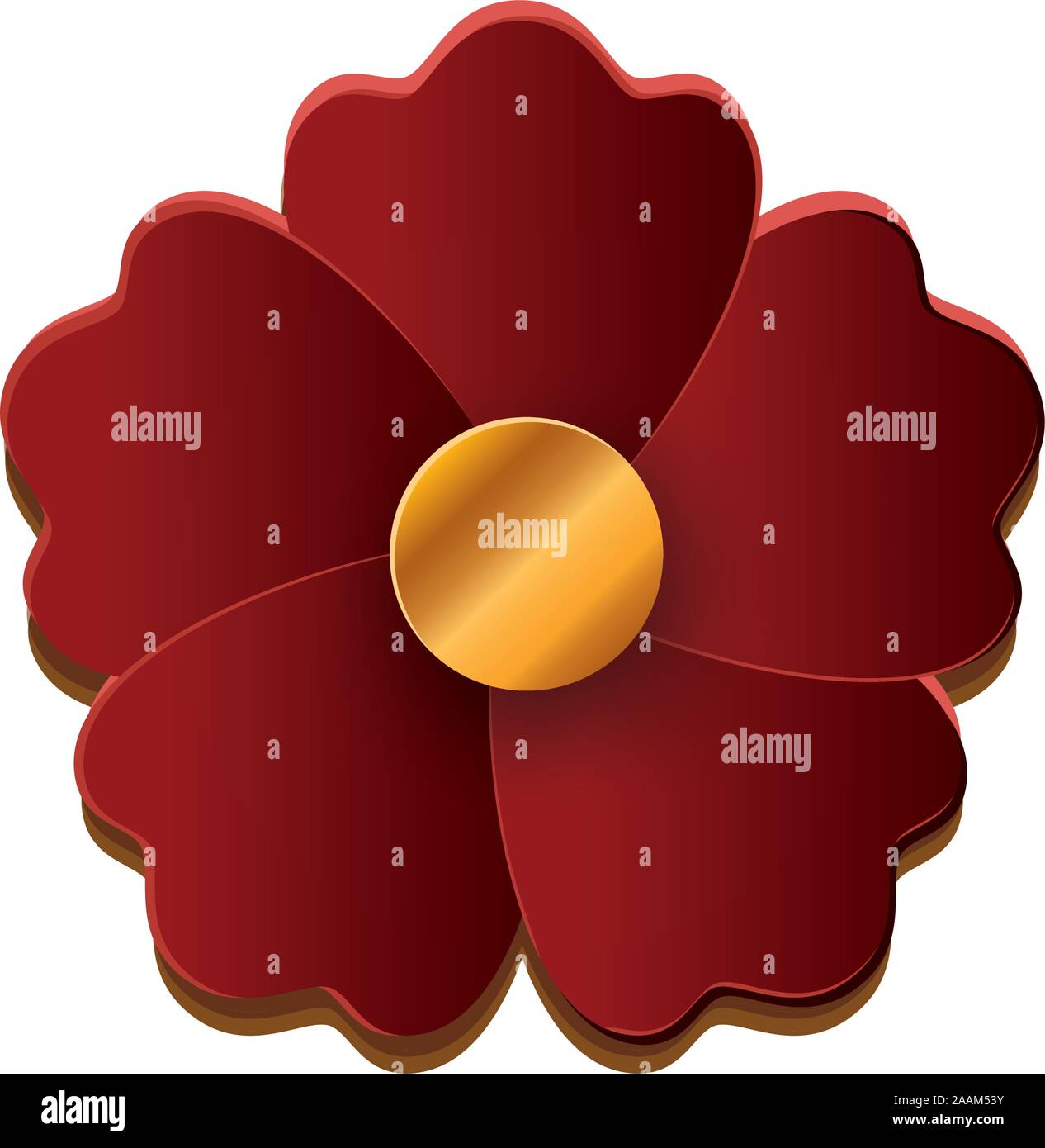 Isolated flower ornament vector design Stock Vector Image & Art - Alamy
