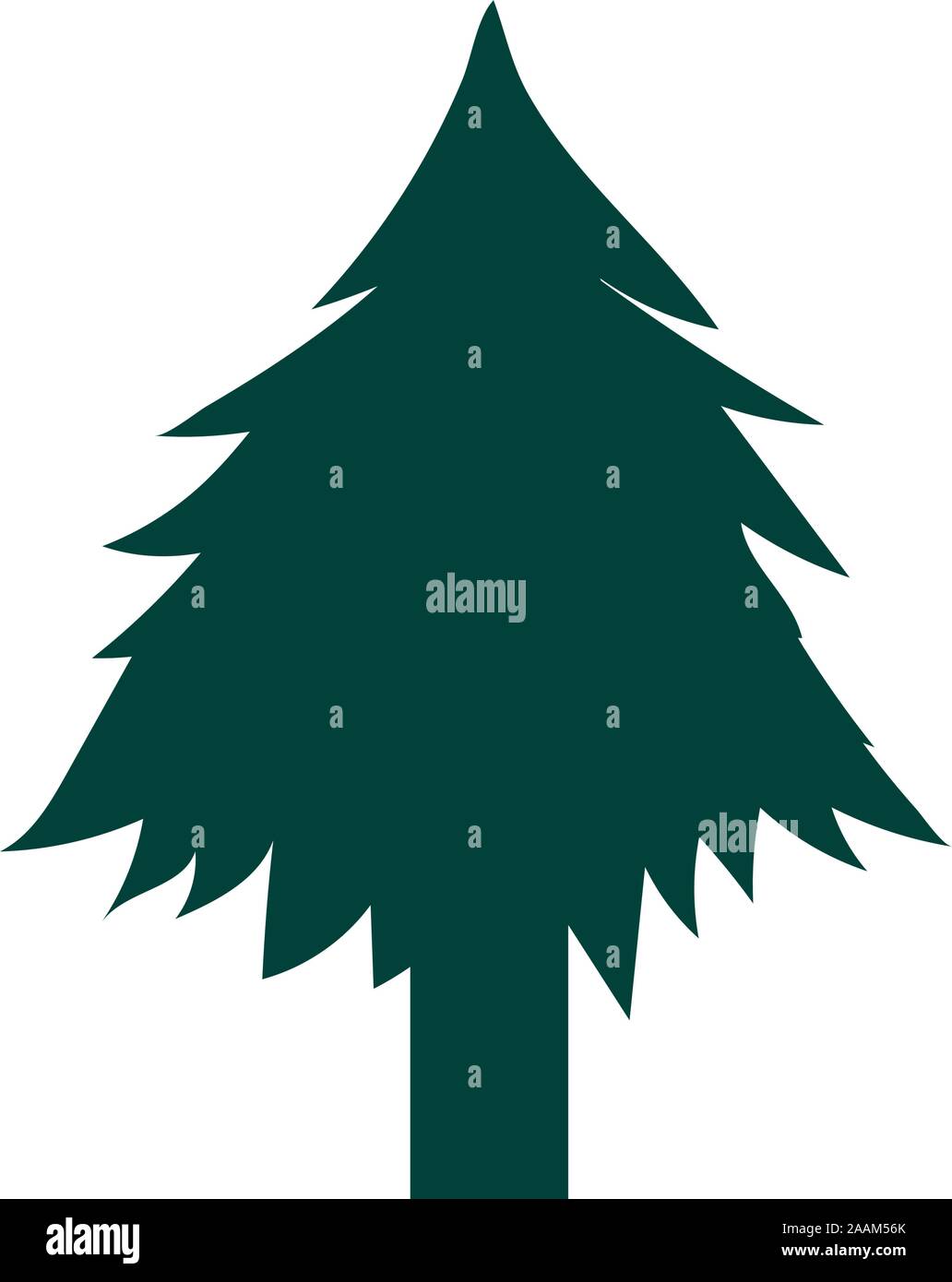 coniferus pine tree forest icon Stock Vector Image & Art - Alamy