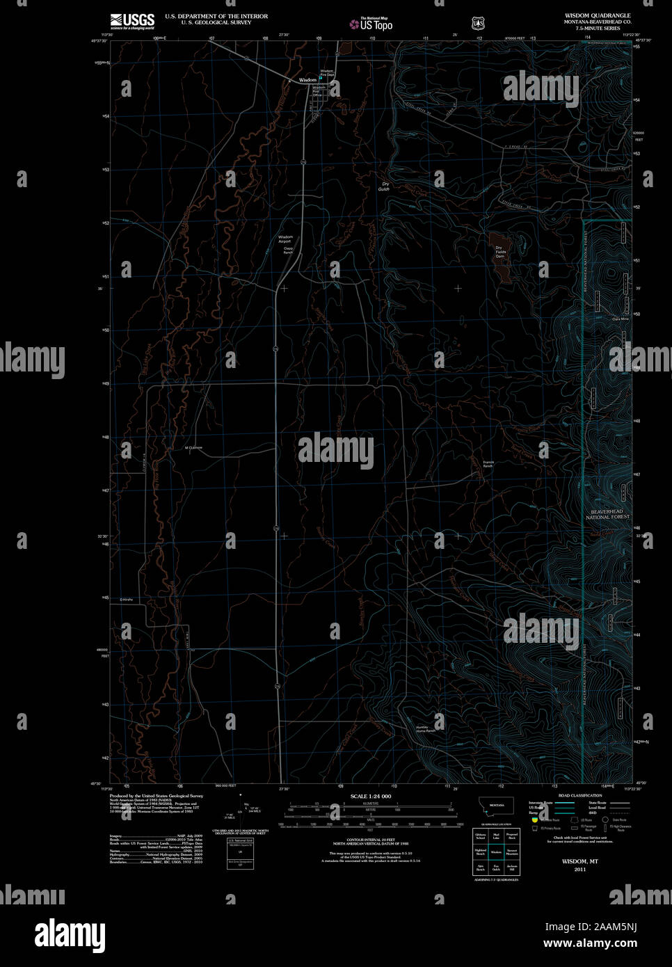 Map of wisdom montana hires stock photography and images Alamy