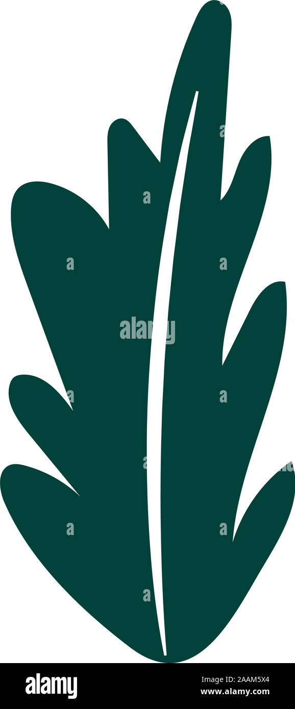 ecology leaf plant isolated icon Stock Vector Image & Art - Alamy