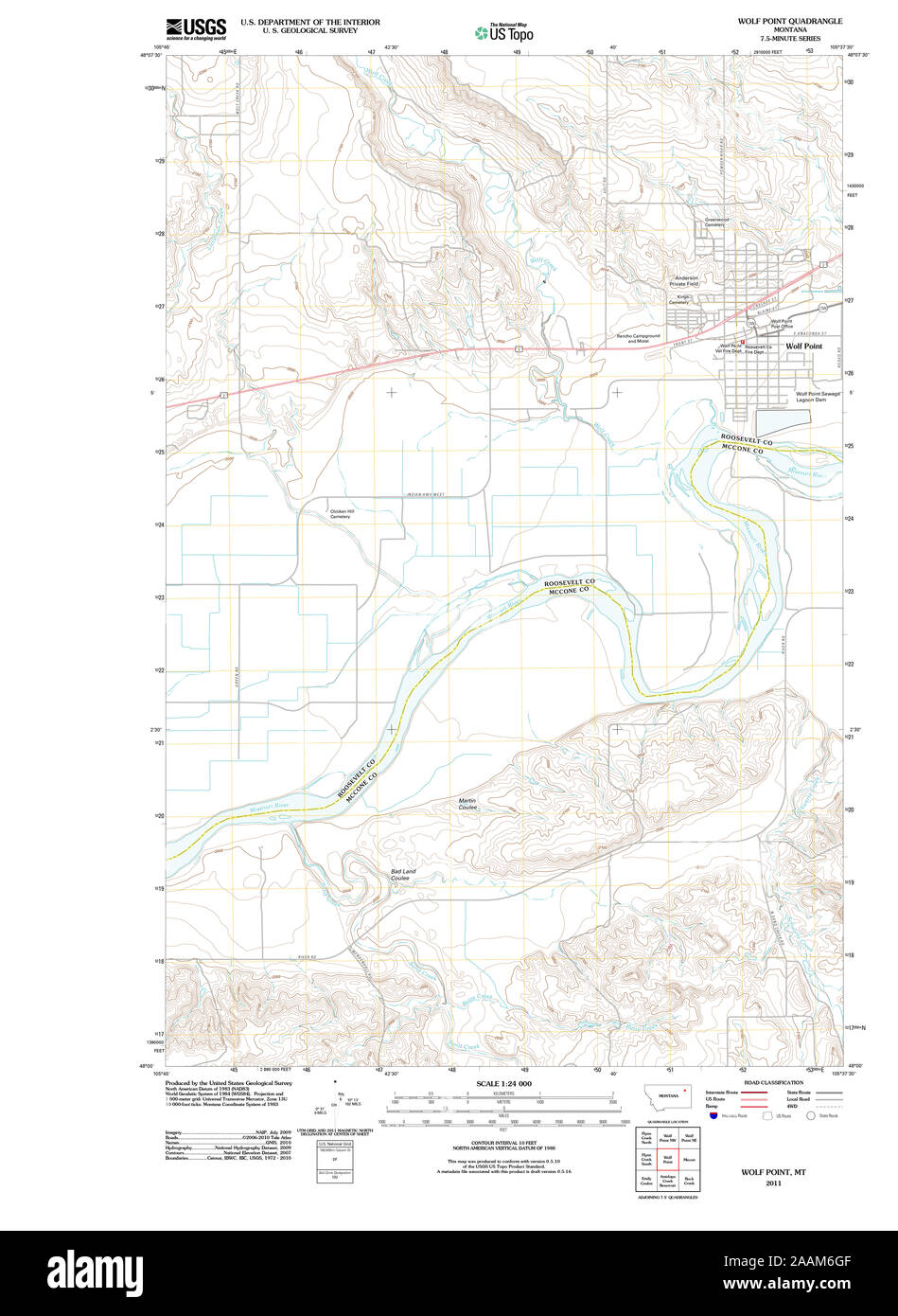 Wolf point montana map Cut Out Stock Images & Pictures Alamy