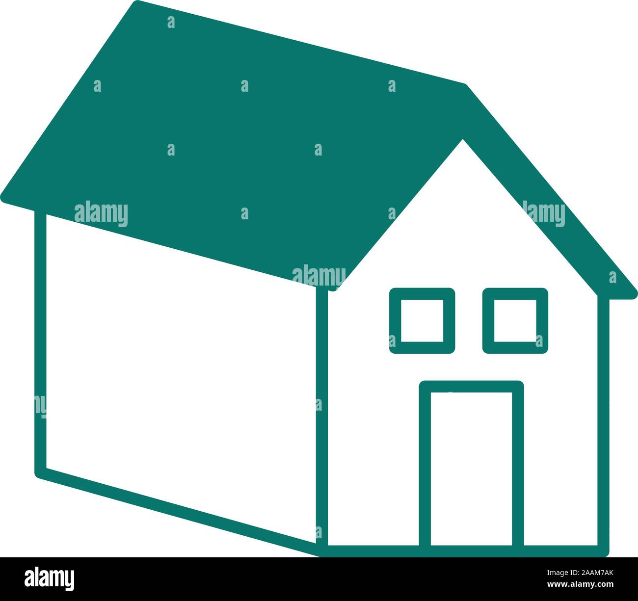 Old building facade renovation Stock Vector Images - Alamy