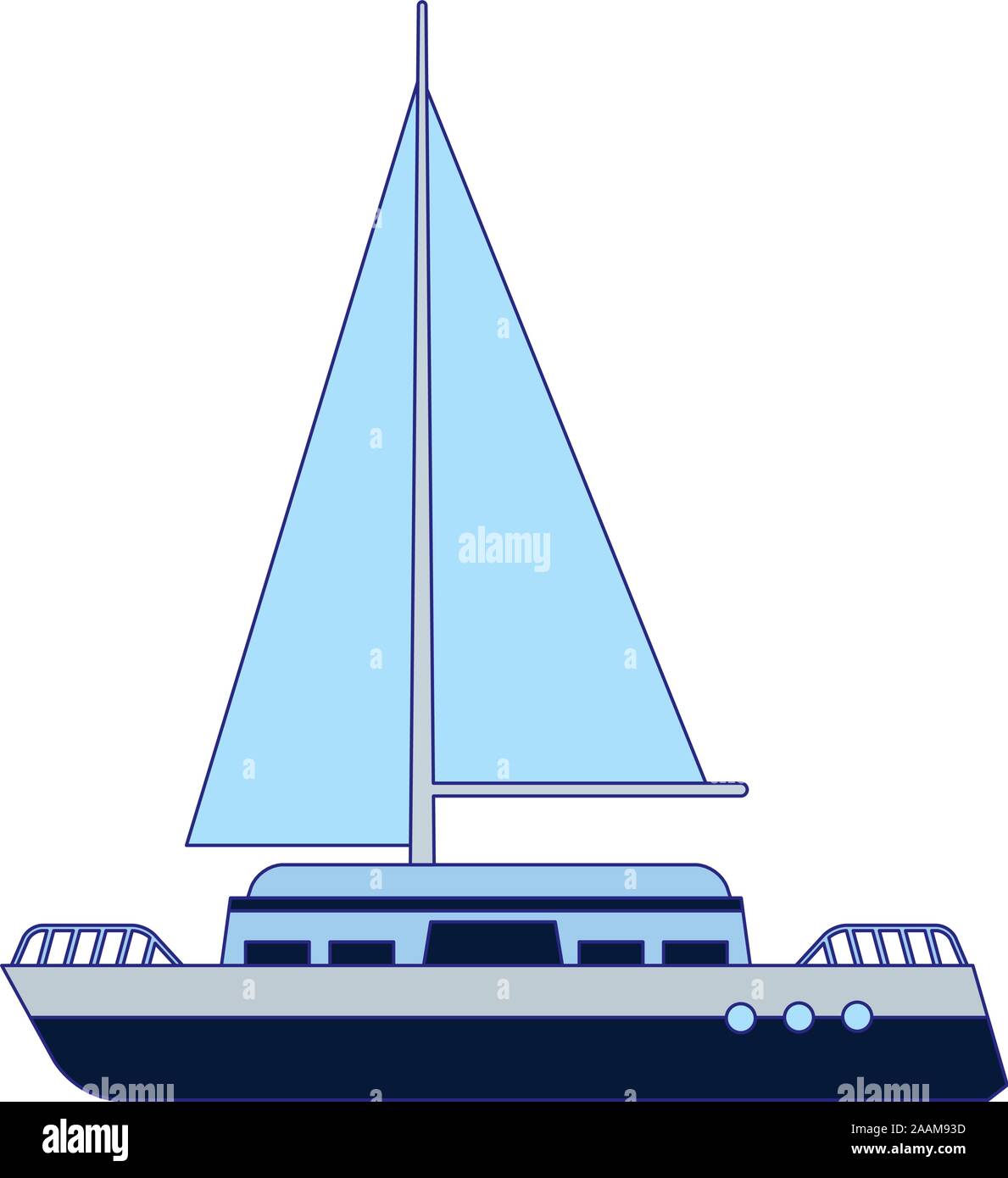 sailboat icon image, flat design Stock Vector Image & Art - Alamy