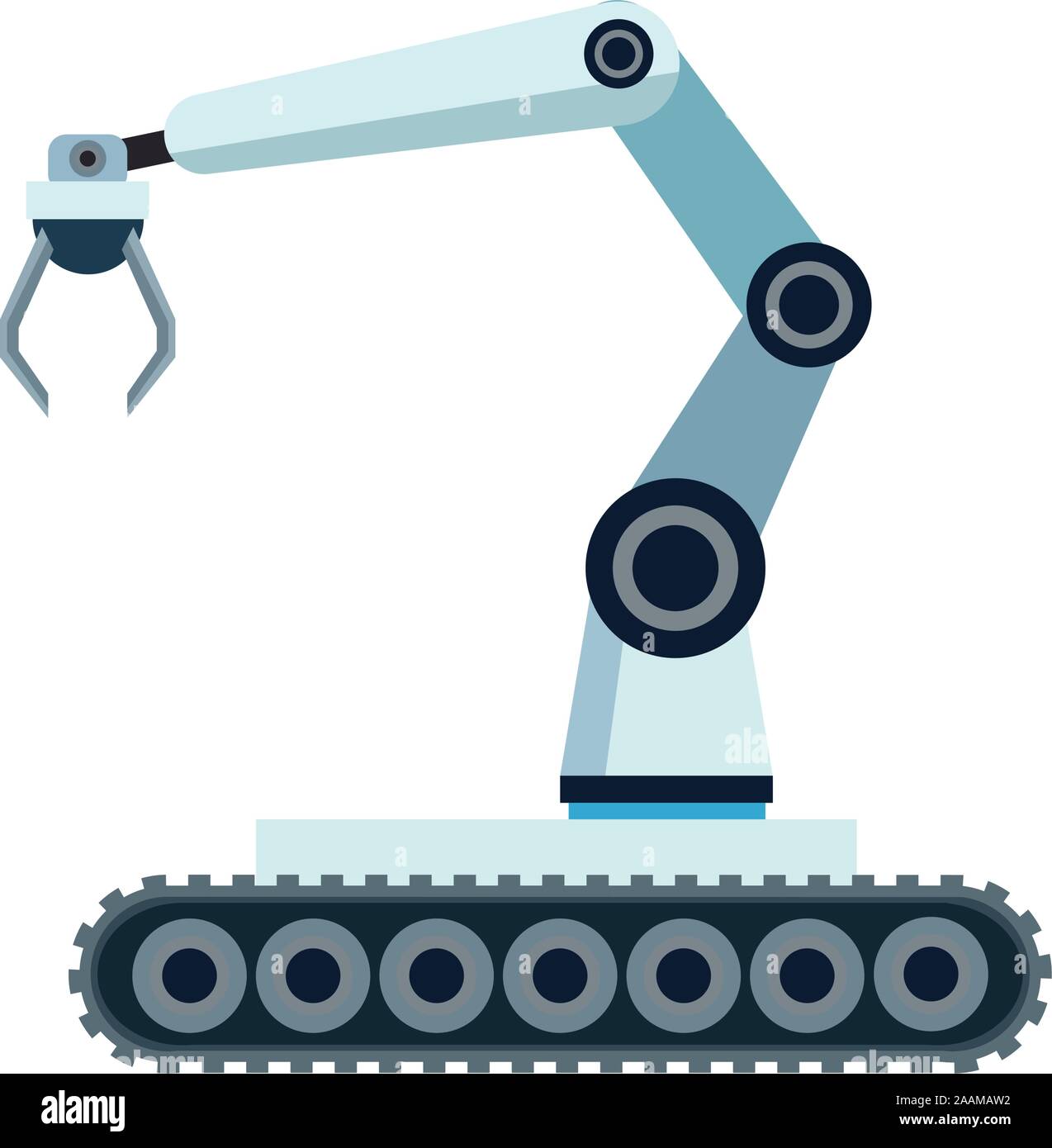 Robotic arm icon over white background, artificial intelligence design  stock vector image & art - alamy