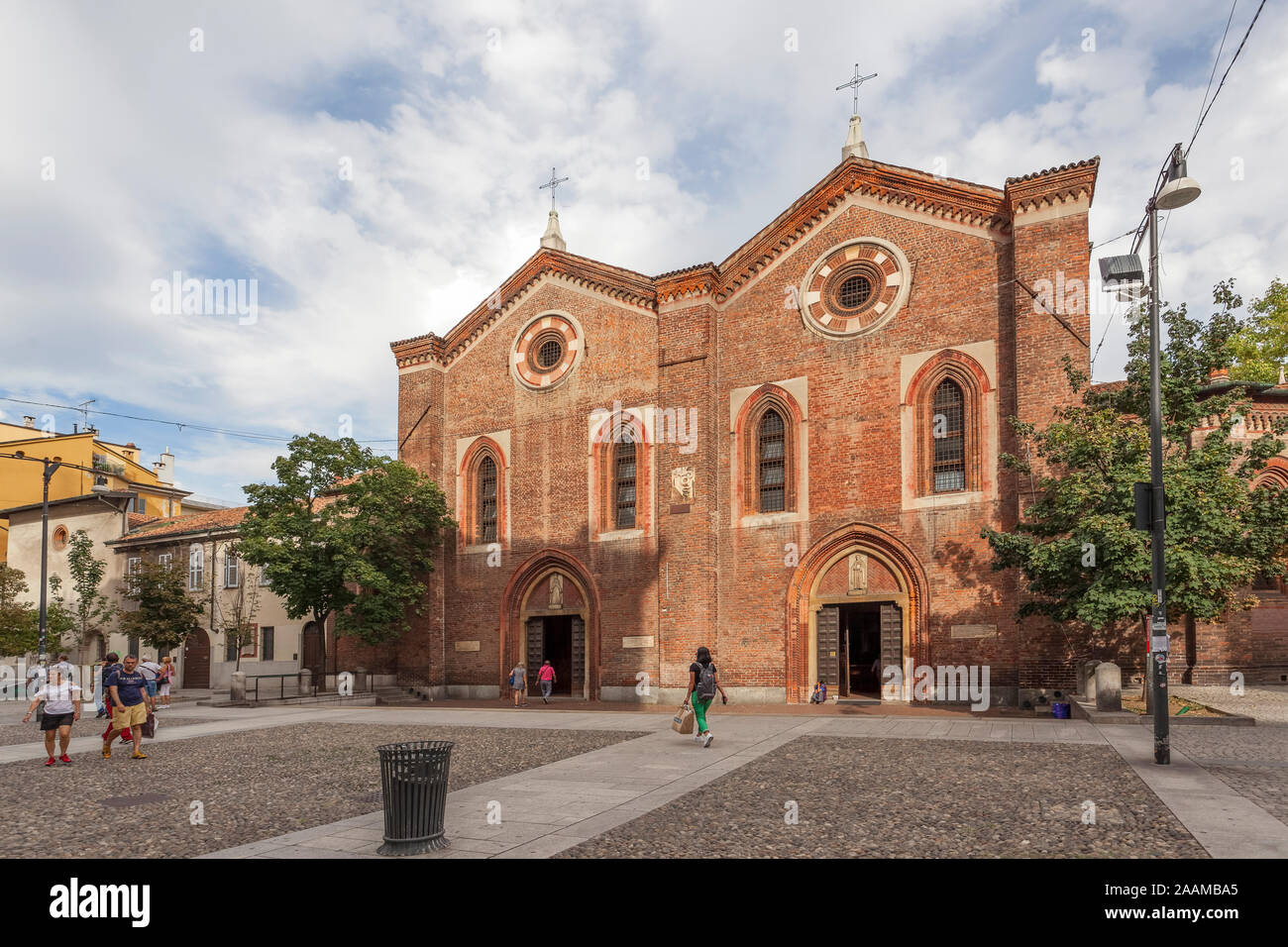Santa Maria dell'incoronata Church, Corso Garibaldi, Milan, Lombardy, Italy, EU Stock Photo