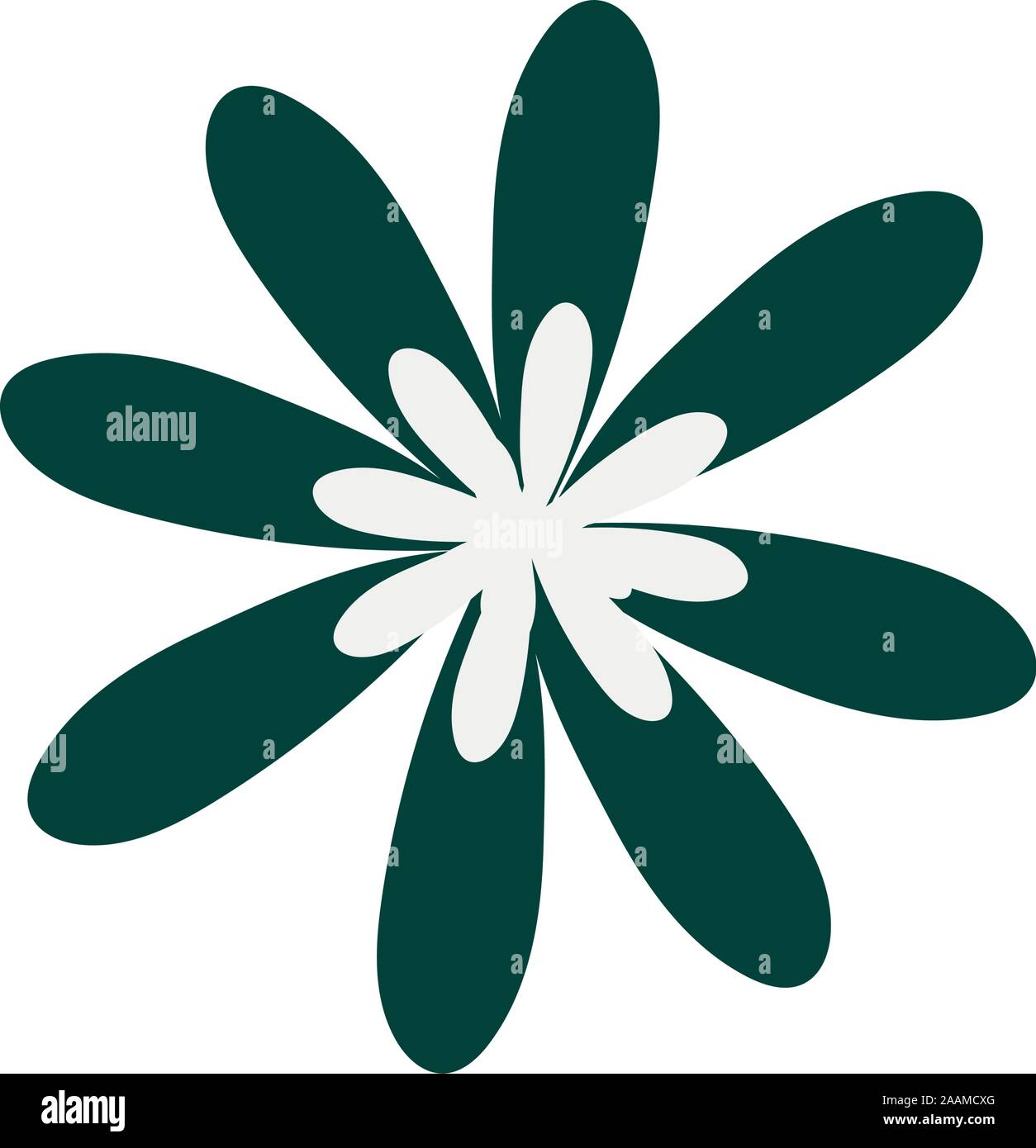 beautiful flower garden isolated icon Stock Vector Image & Art - Alamy