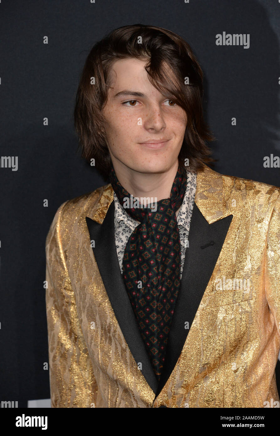 Los Angeles Ca February 10 2016 Actor Dylan Brosnan Son Of