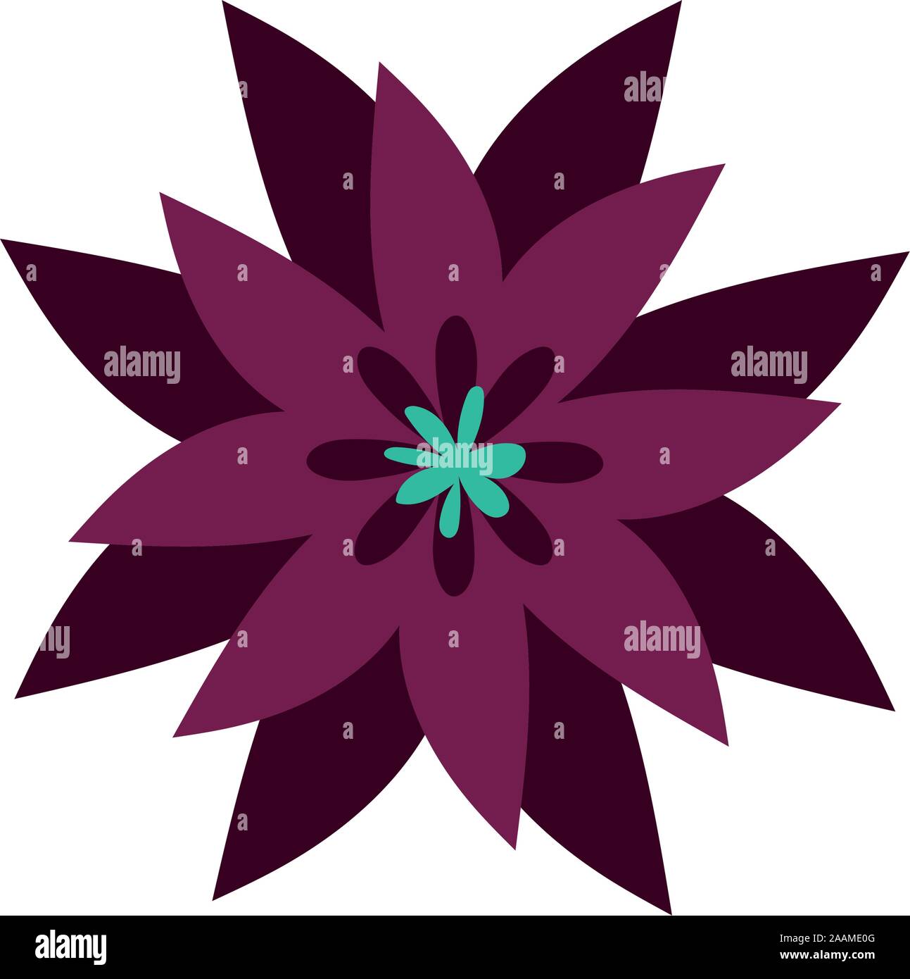 beautiful flower garden isolated icon Stock Vector Image & Art - Alamy