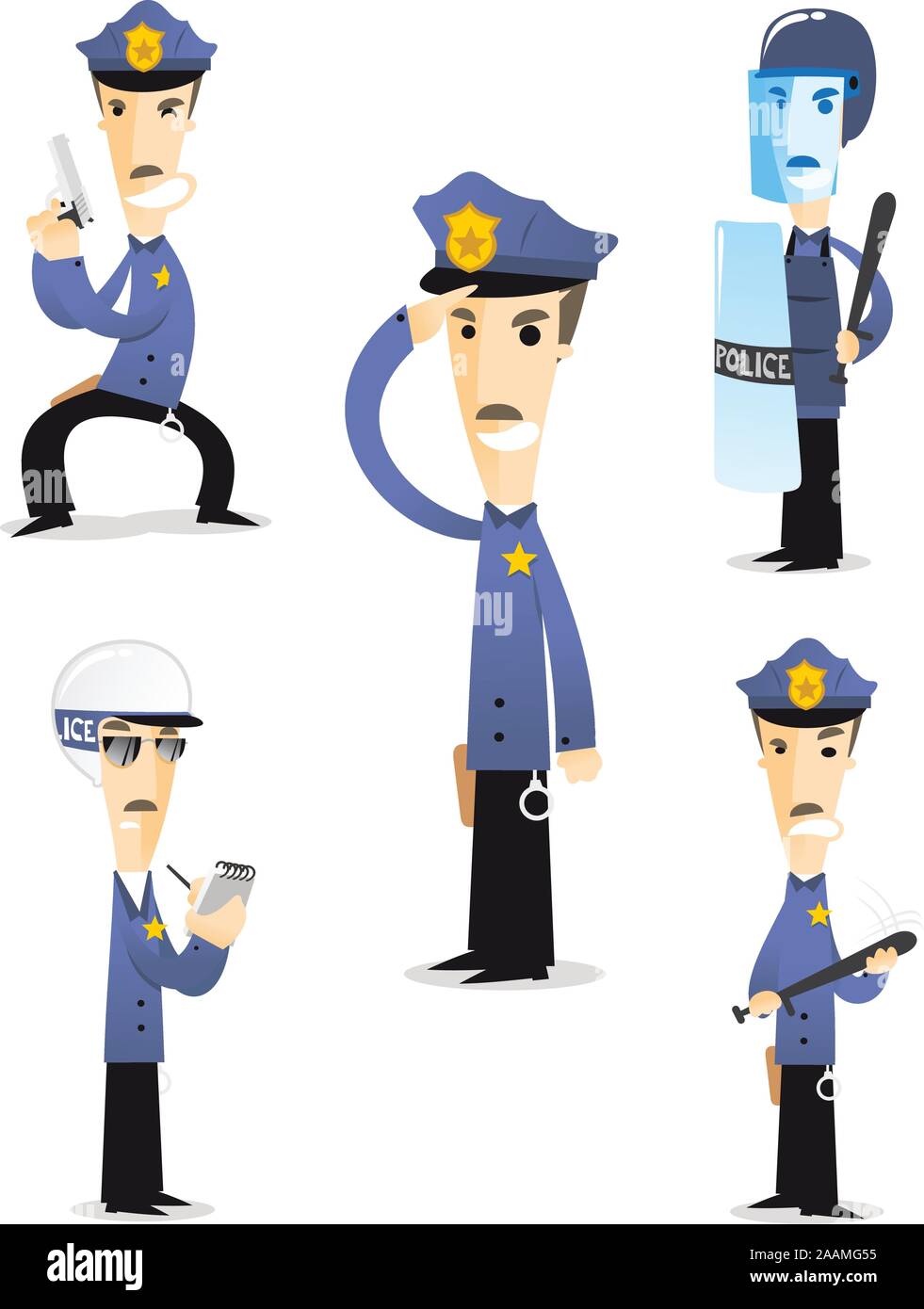 Helmet police Stock Vector Images - Alamy