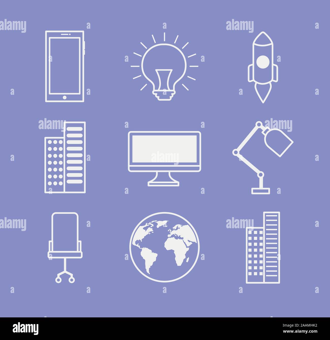 bundle of social media marketing icons Stock Vector Image & Art - Alamy