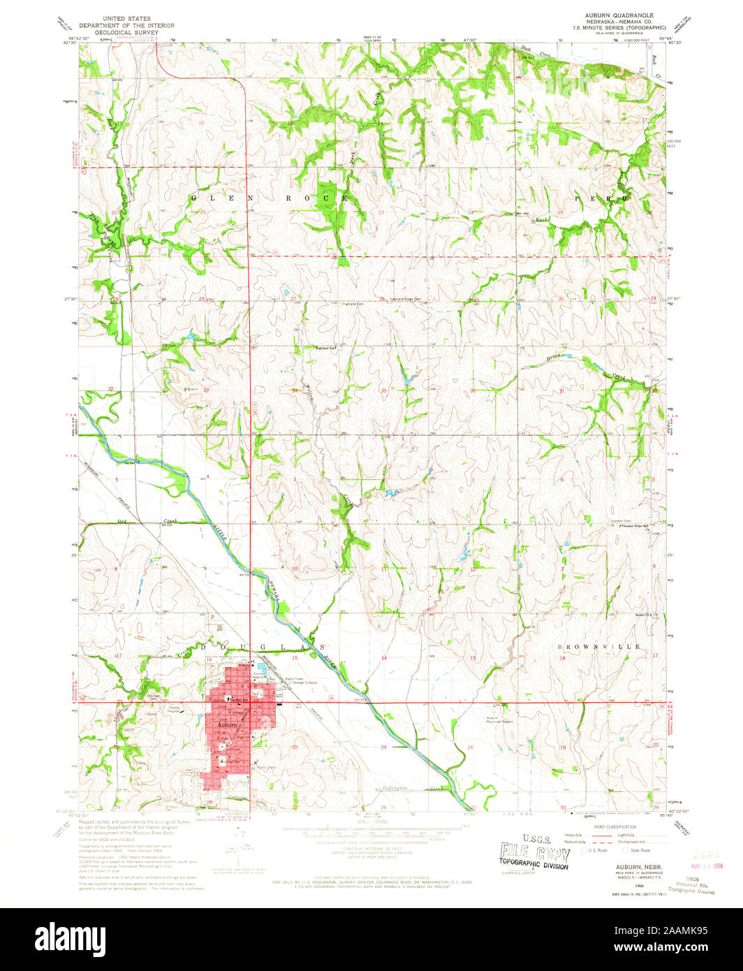 Auburn nebraska map Cut Out Stock Images & Pictures Alamy