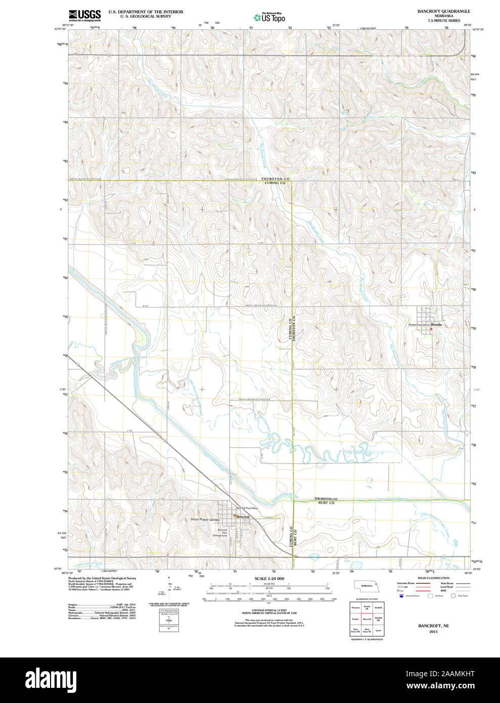 Bancroft map hires stock photography and images Alamy