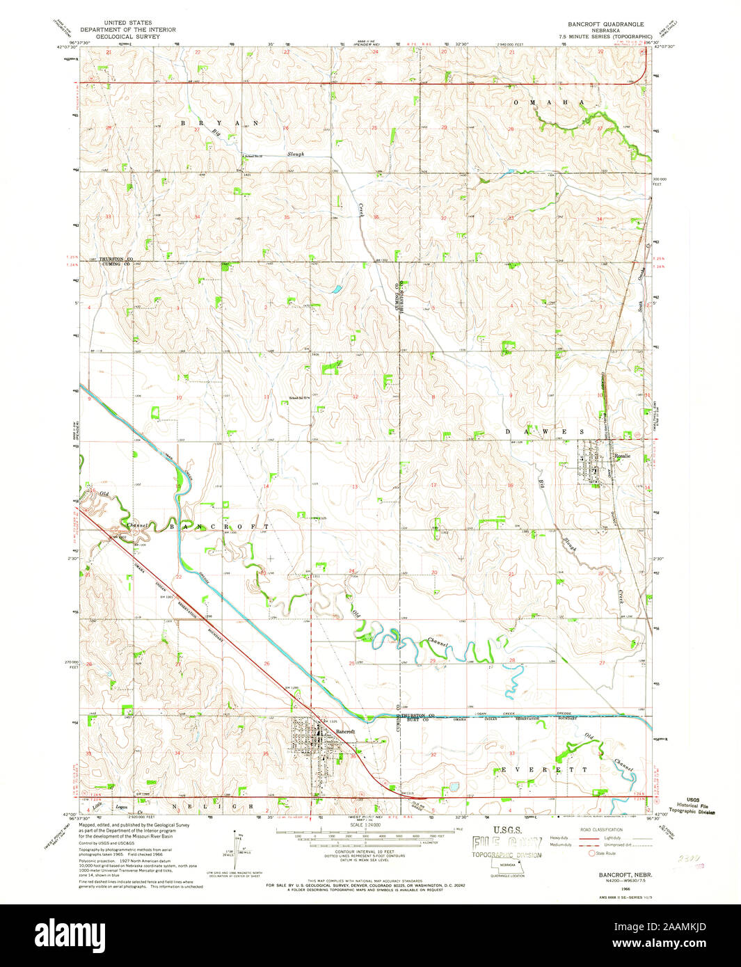 Bancroft map Cut Out Stock Images & Pictures Alamy