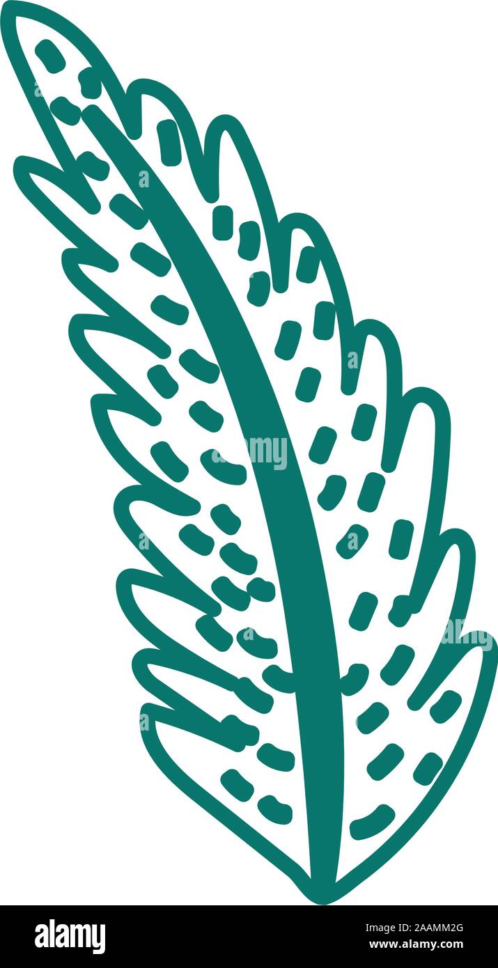 ecology leaf plant isolated icon Stock Vector Image & Art - Alamy