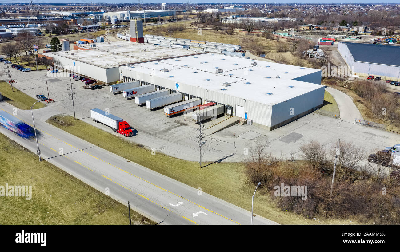 Warehouse aerial hires stock photography and images Alamy