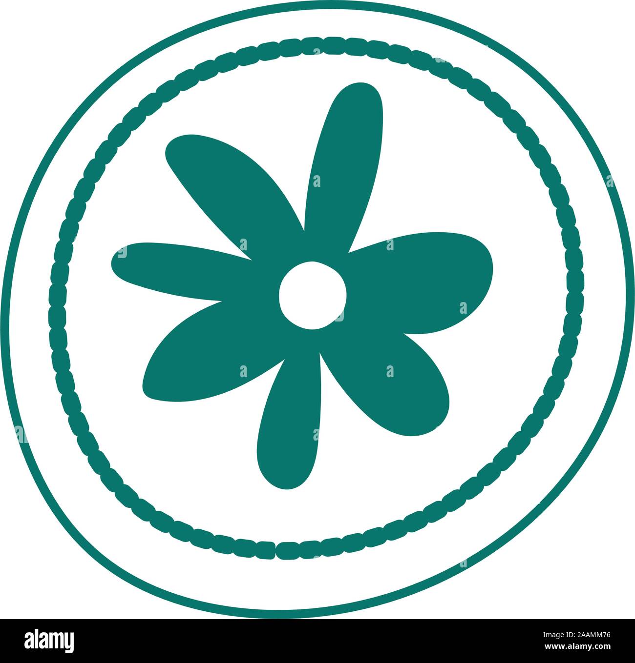 beautiful flower garden isolated icon Stock Vector Image & Art - Alamy