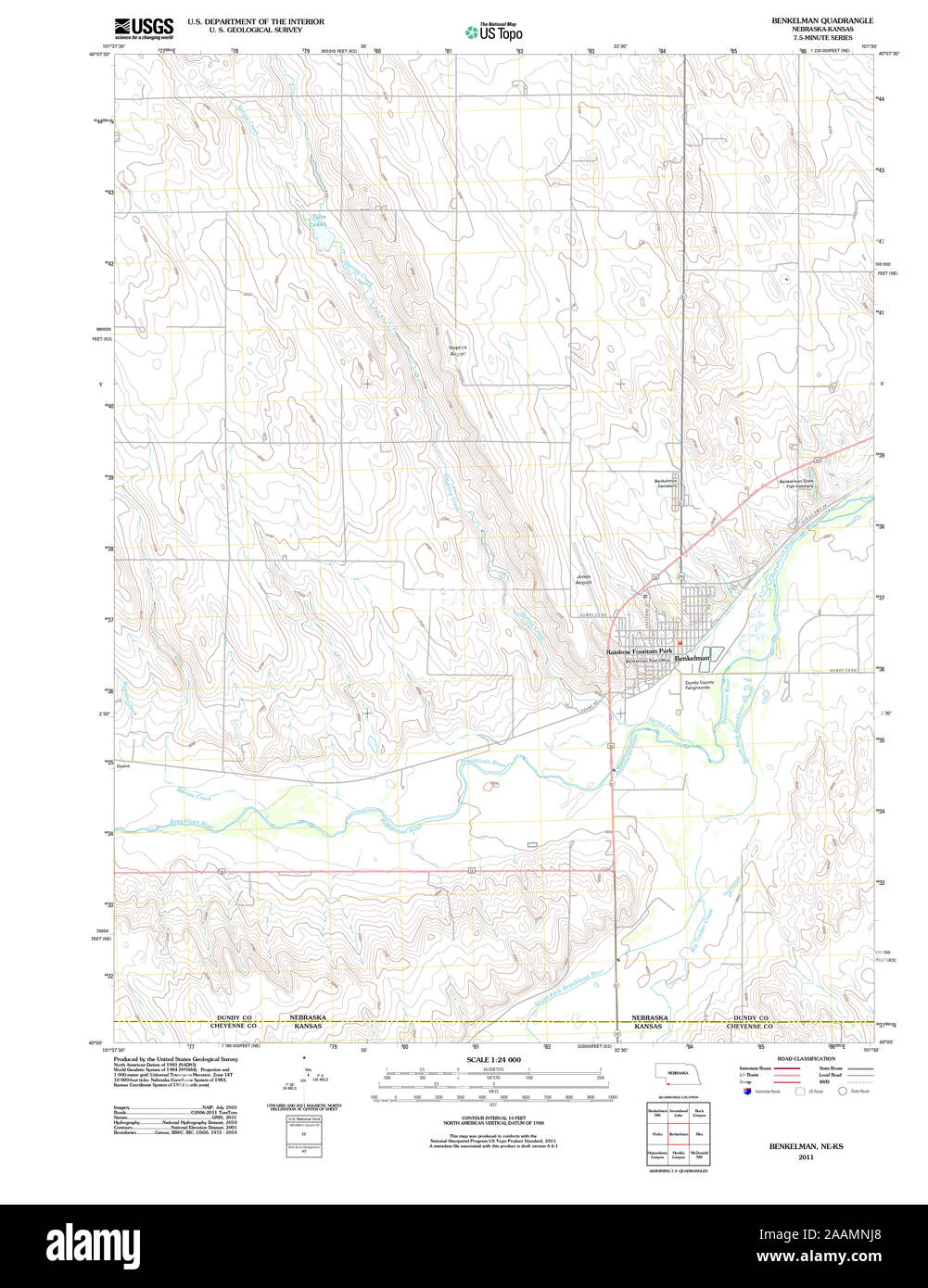 Map of benkelman nebraska hires stock photography and images Alamy