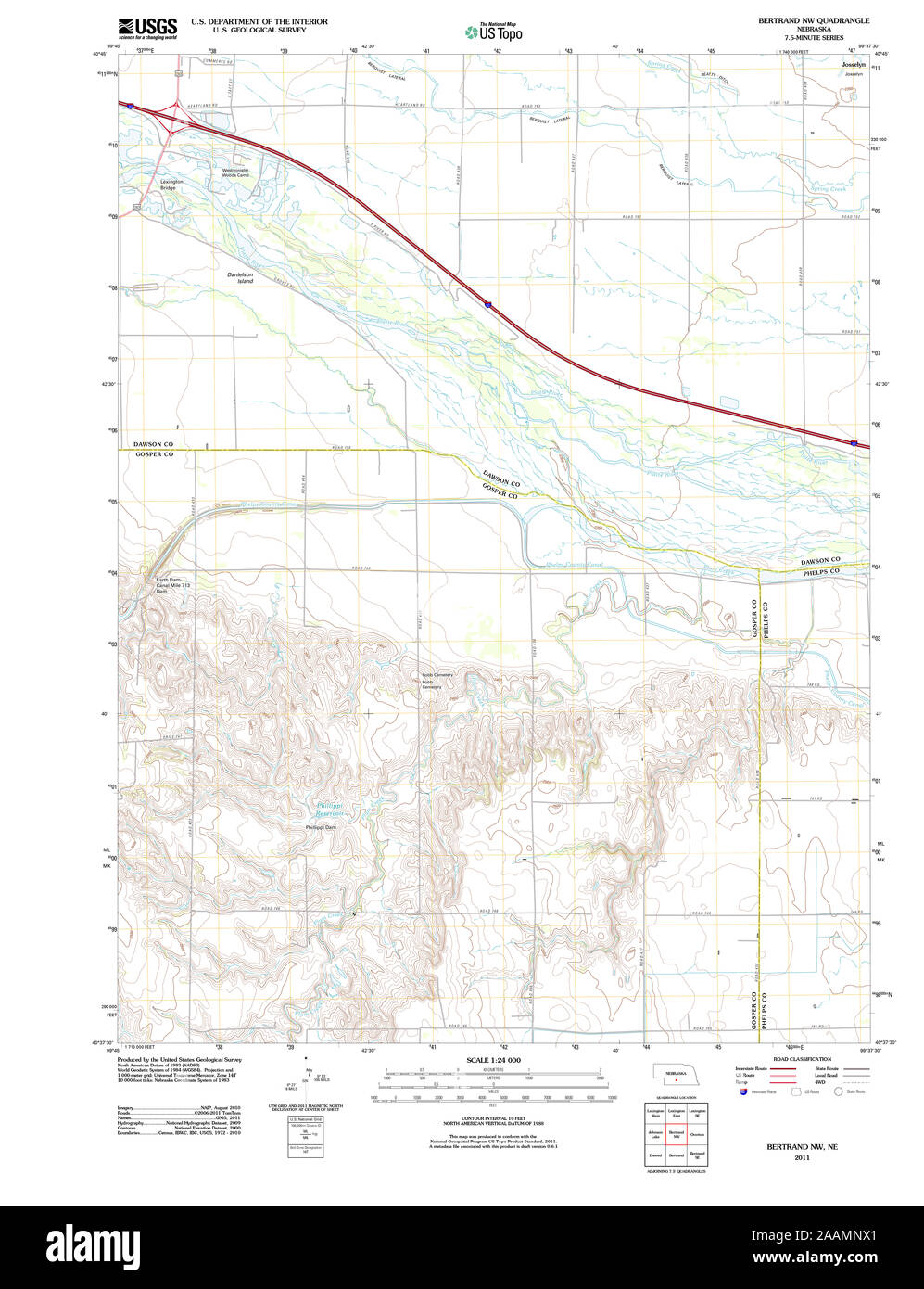 Map of bertrand hires stock photography and images Alamy