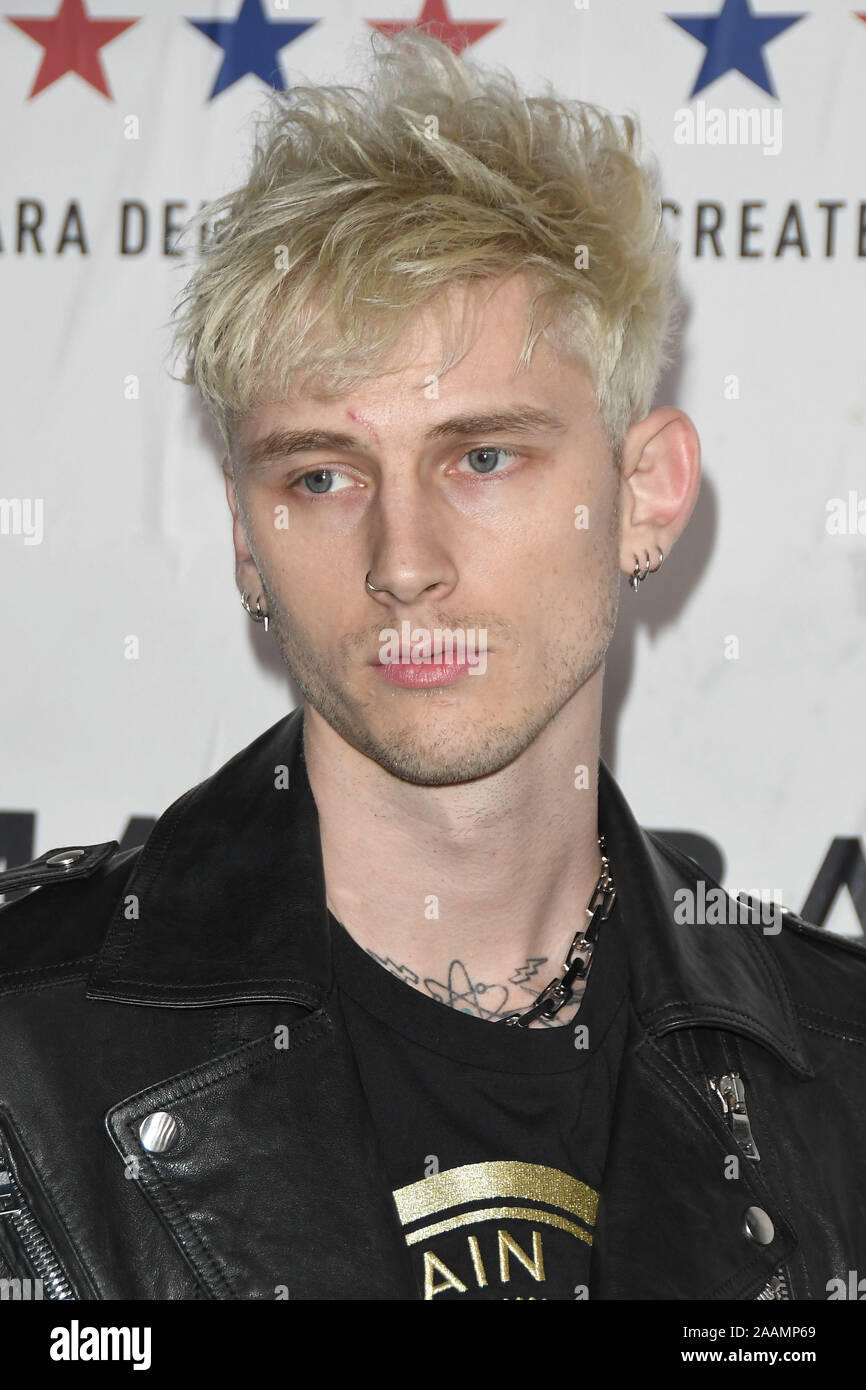 Machine Gun Kelly at the PUMA x Balmain LA Launch Event held at Milk  Studios in Los Angeles, CA on Thursday, November 21, 2019. Photo by PRPP/  PictureLux Stock Photo - Alamy