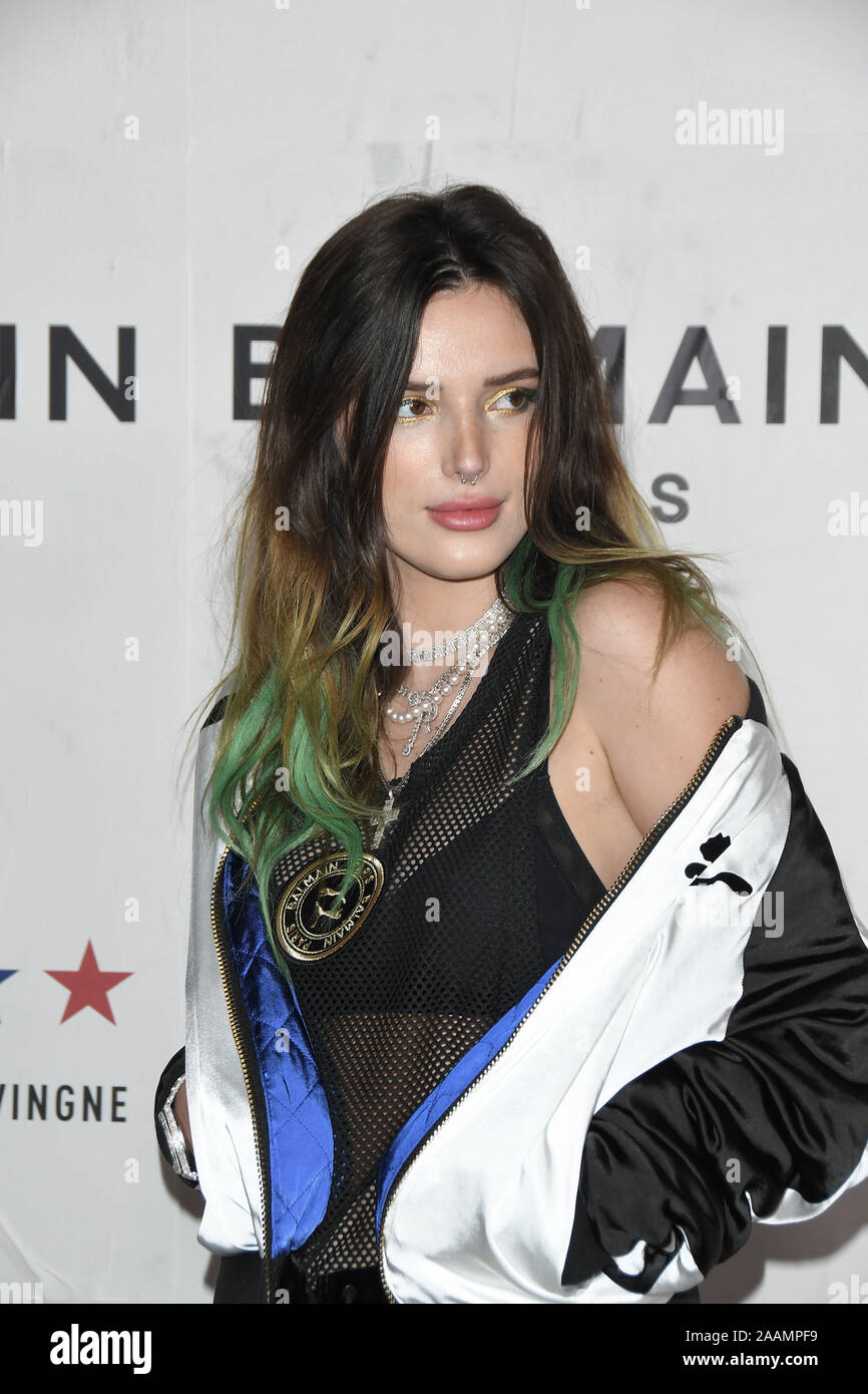 Bella Thorne at the PUMA x Balmain LA Launch Event held at Milk Studios