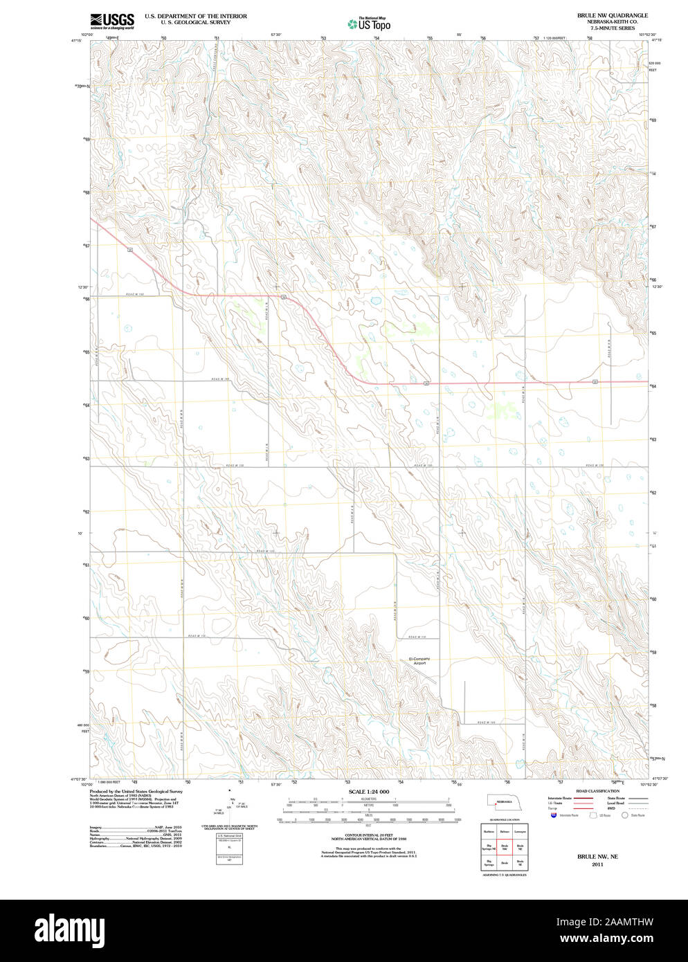 Brule nebraska map Cut Out Stock Images & Pictures Alamy