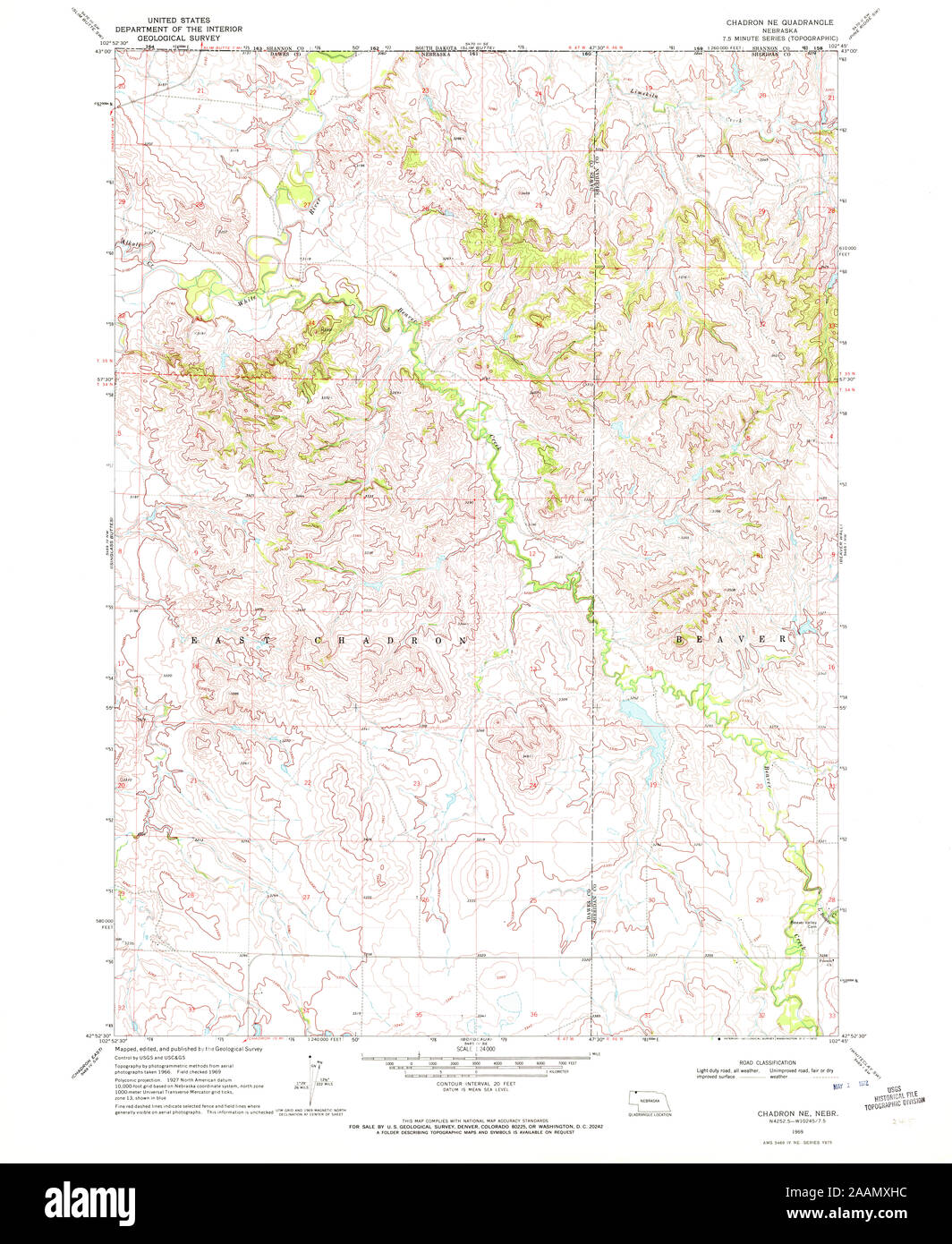 Chadron nebraska map Cut Out Stock Images & Pictures Alamy