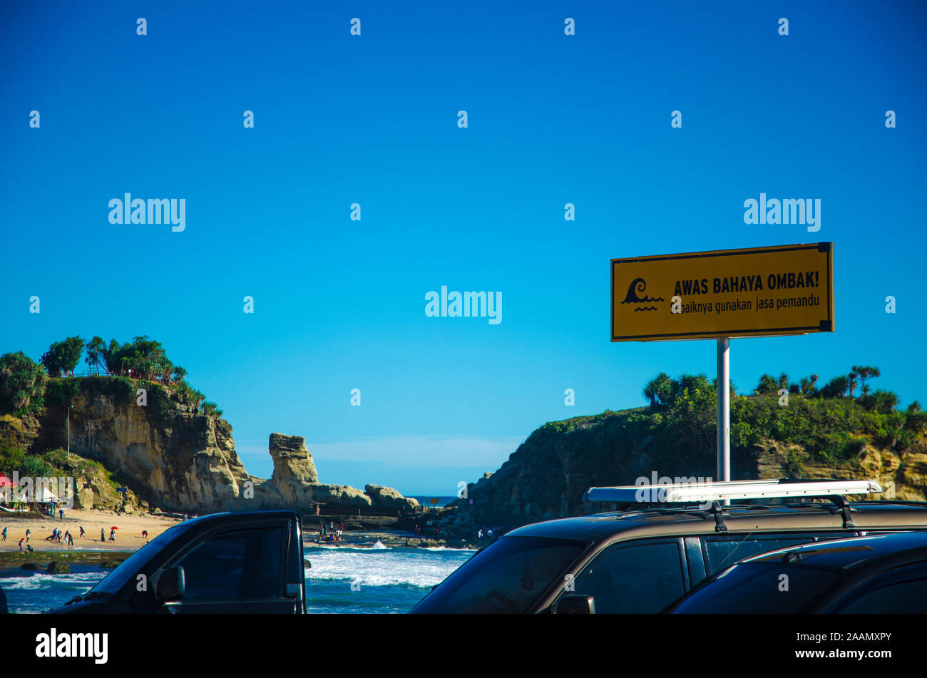 coastline of Klayar Beach, Pacitan, East Java Stock Photo - Alamy
